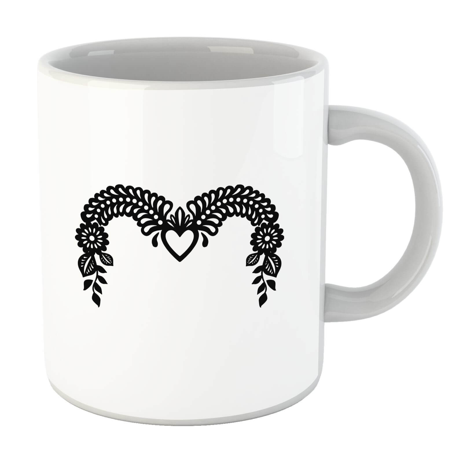 Curved Decorative Banner Mug