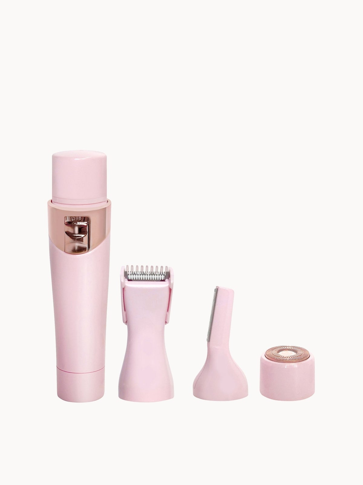MAGNITONE FuzzOff 3-in-1 Precision Hair Trimmer Pink