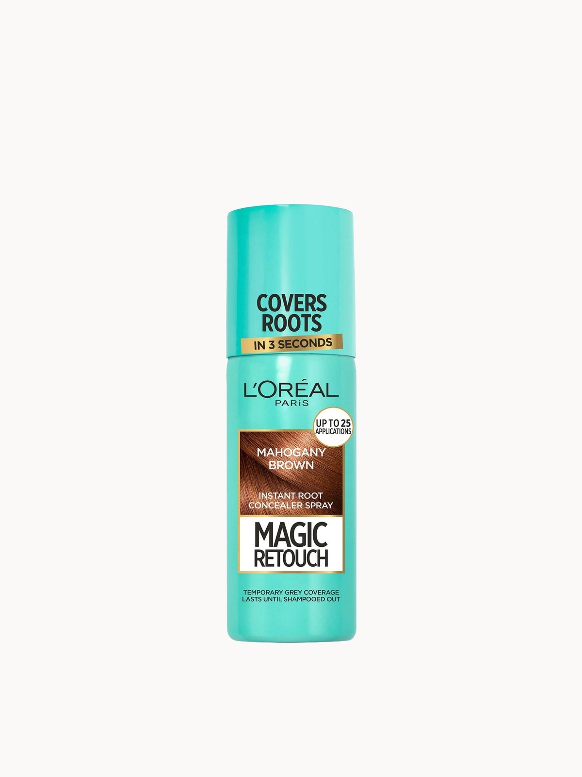 L’Oréal Paris Magic Retouch Temporary Instant Root Concealer Spray 75ml (Various Colours) - Mahogany Brown