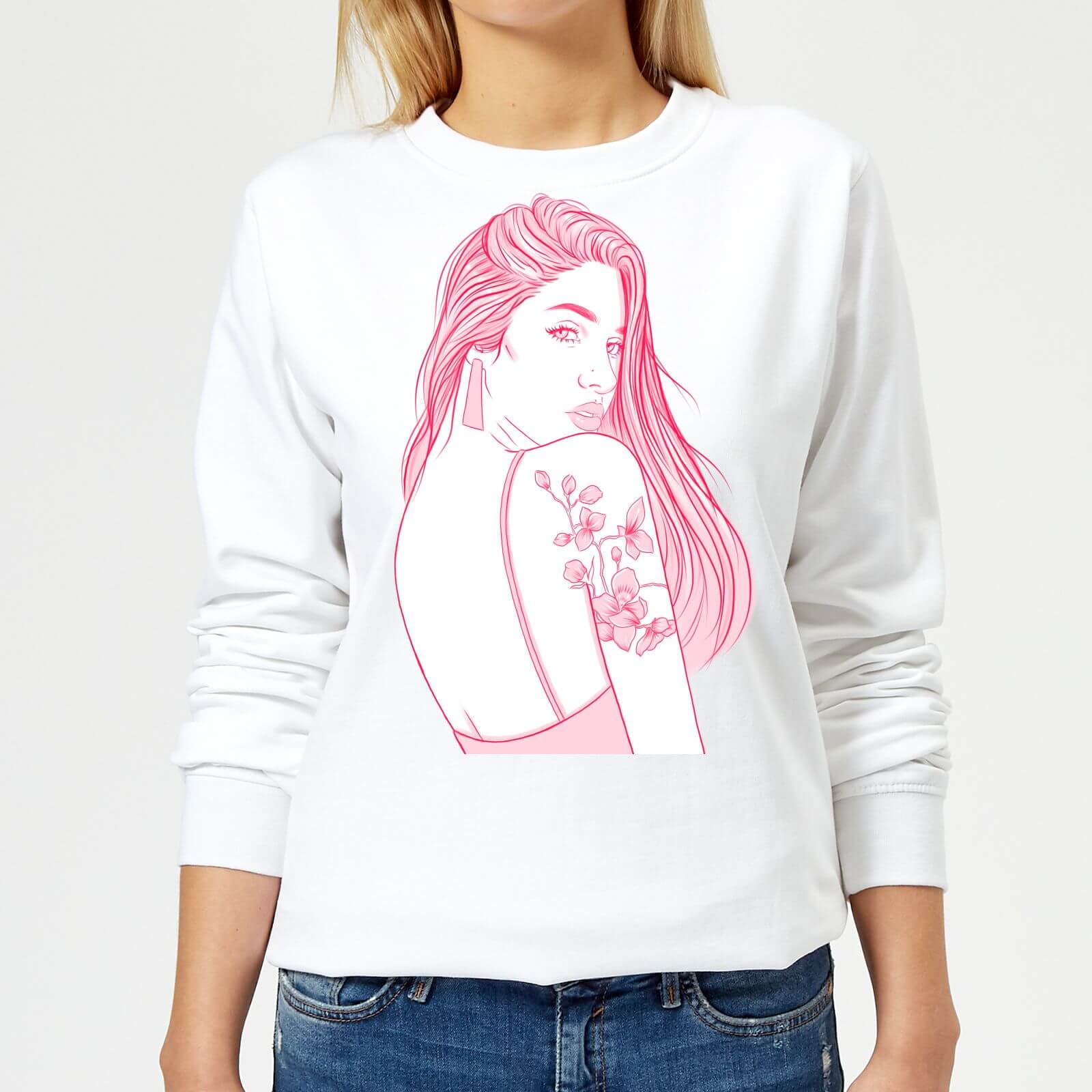 Girl Power Women's Sweatshirt - White - XS - White