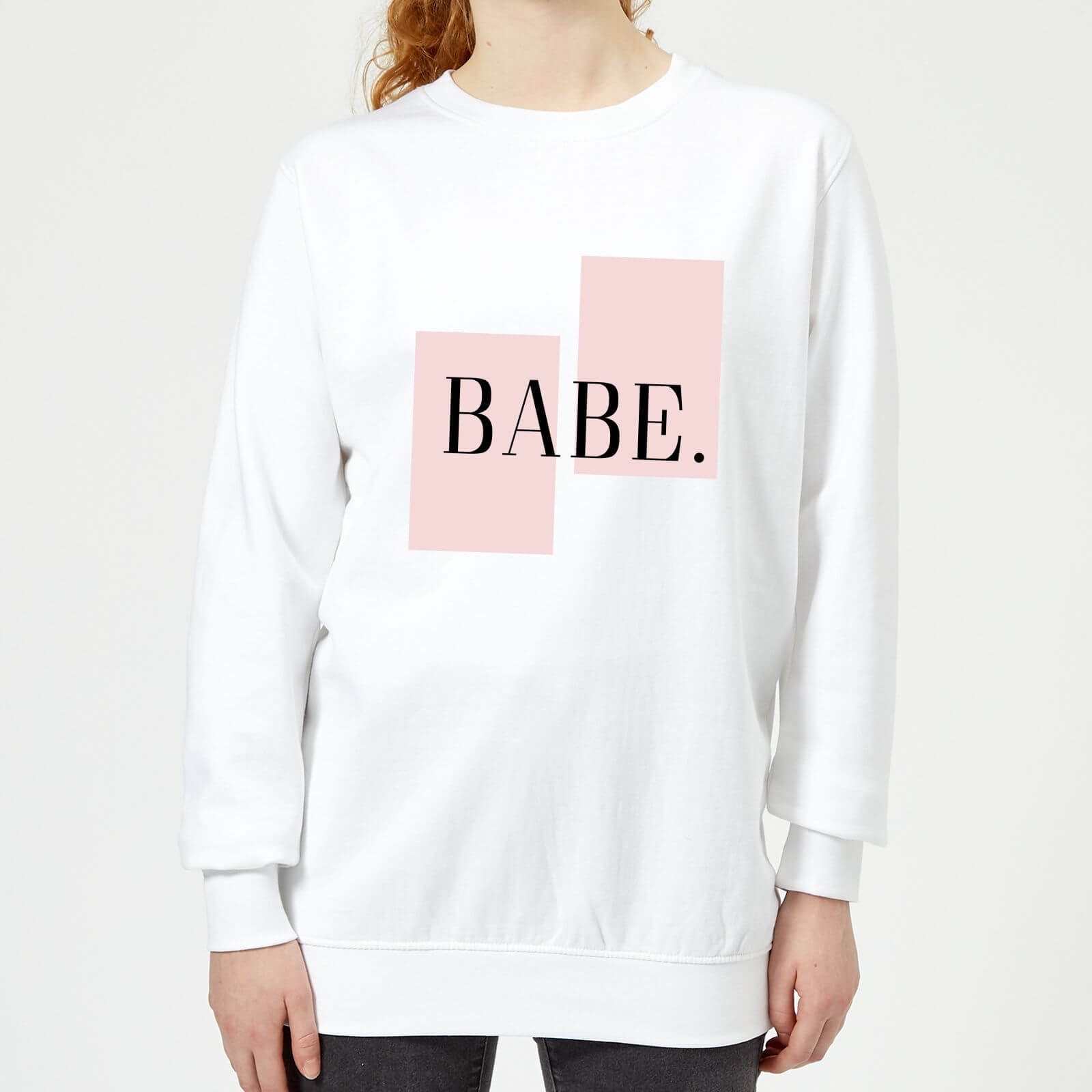 Babe Women's Sweatshirt - White - XS - White