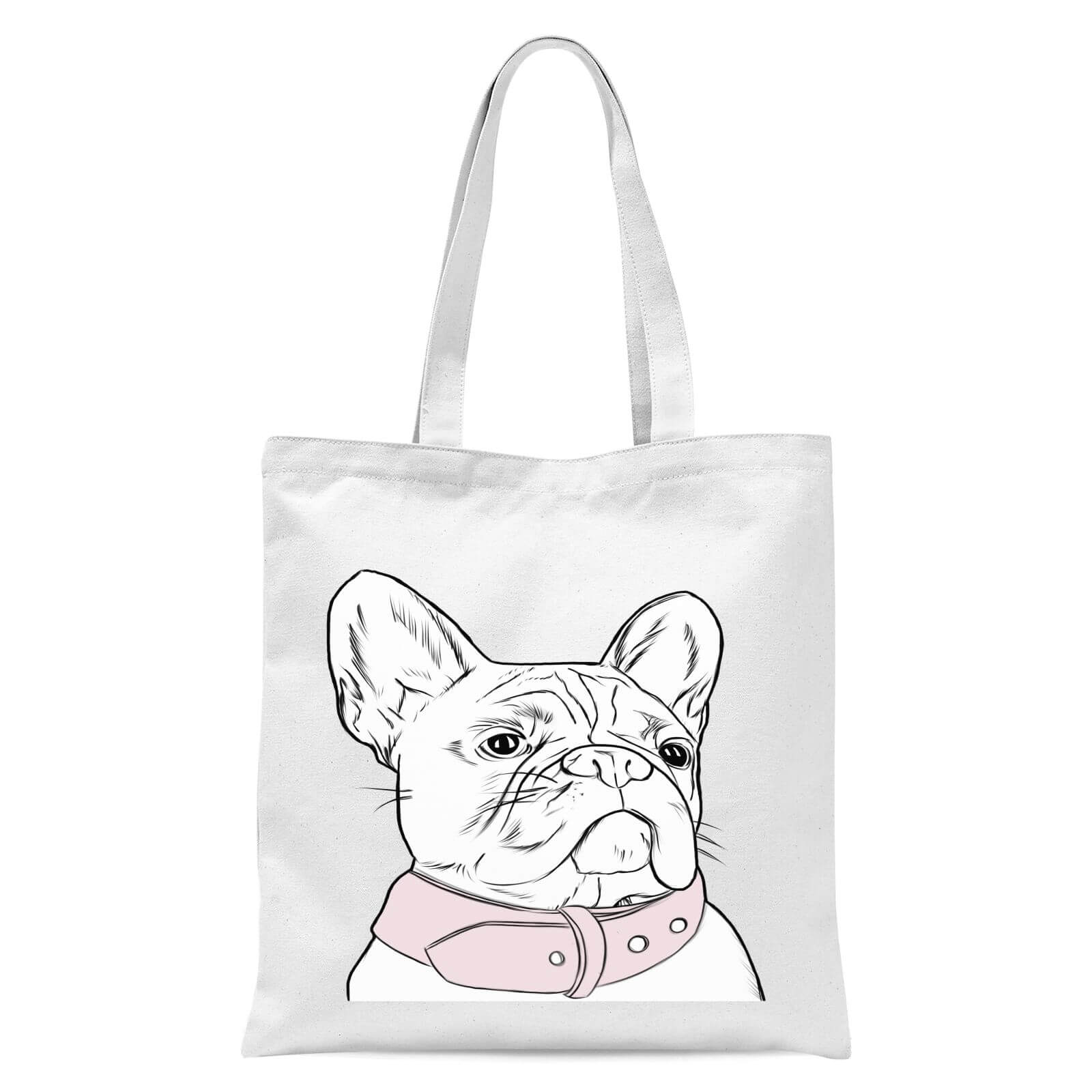 Frenchie Tote Bag - White
