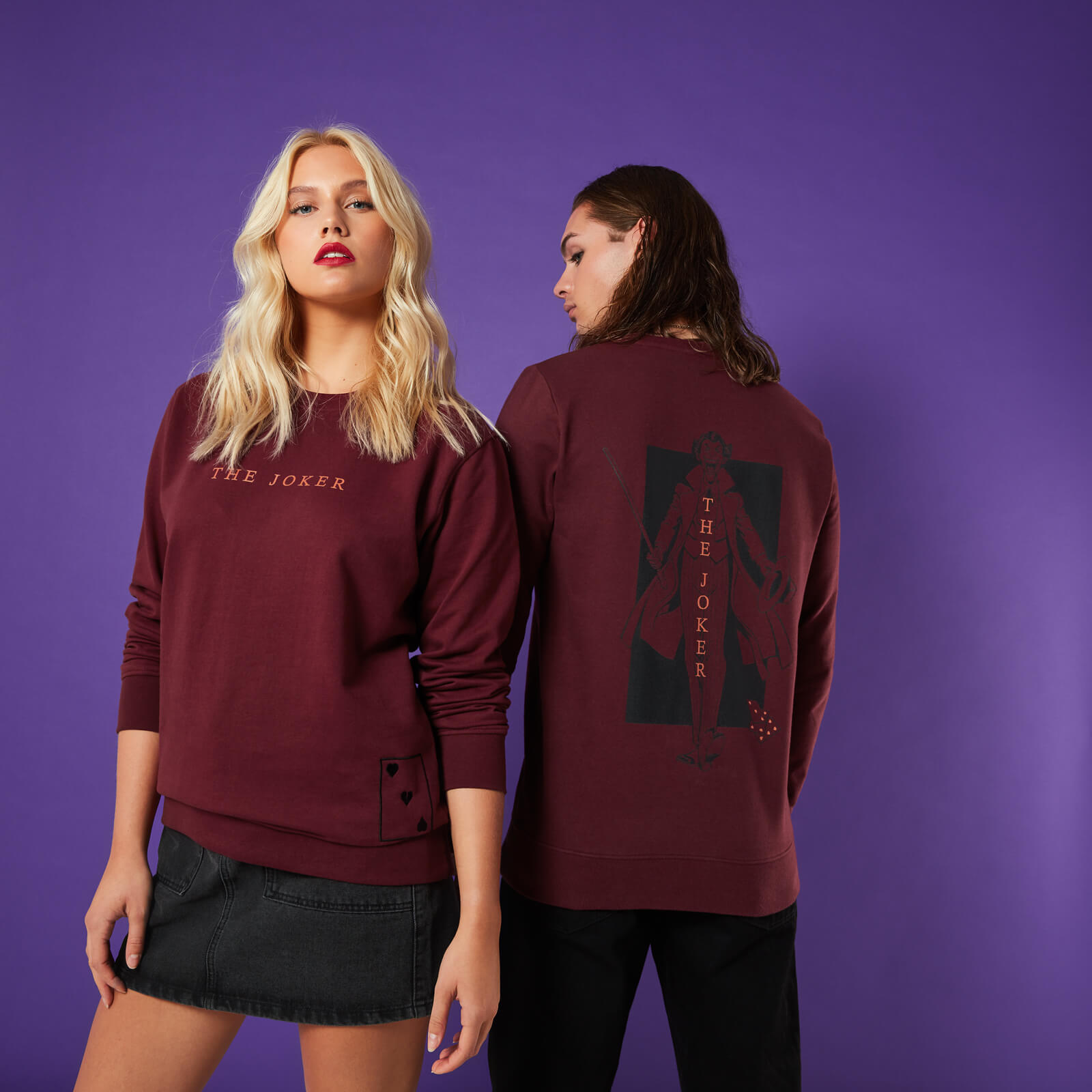 Heart Of The Fool Unisex Sweatshirt - Burgundy - XL - Burgundy