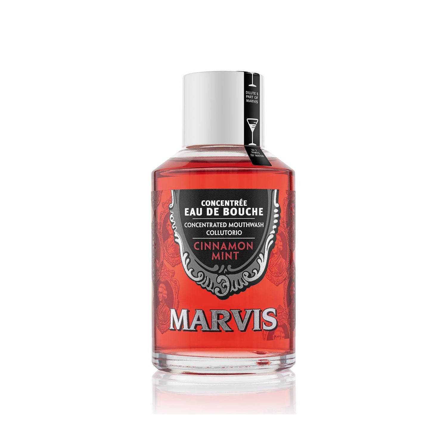Marvis Cinnamon Mint Mouthwash 120Ml - Image 8