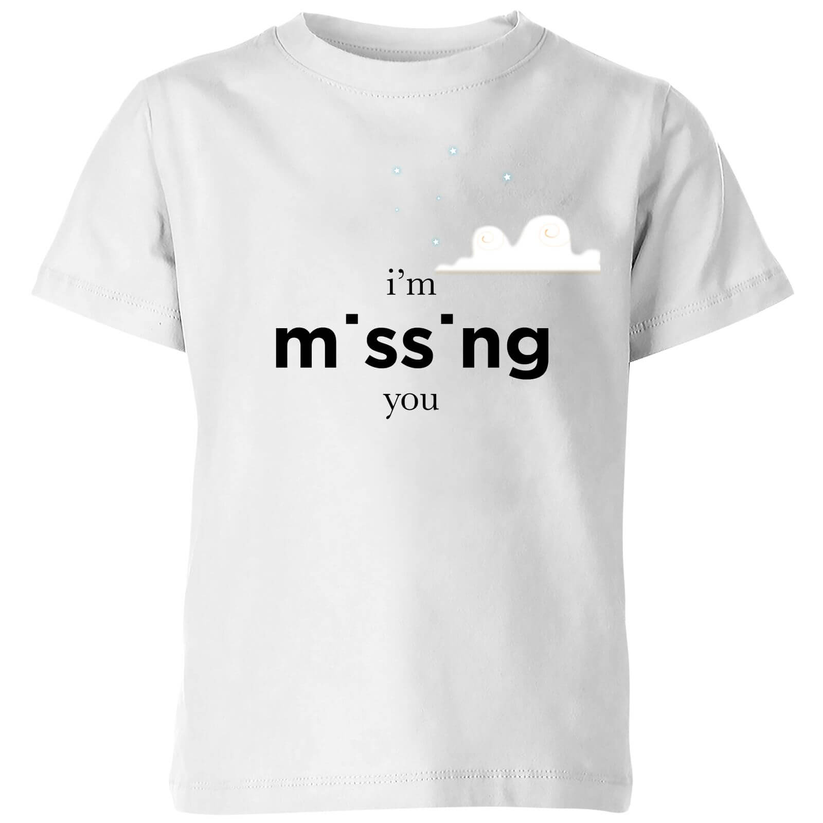 I'm Missing You Kids' T-Shirt - White - 3-4 Years - White