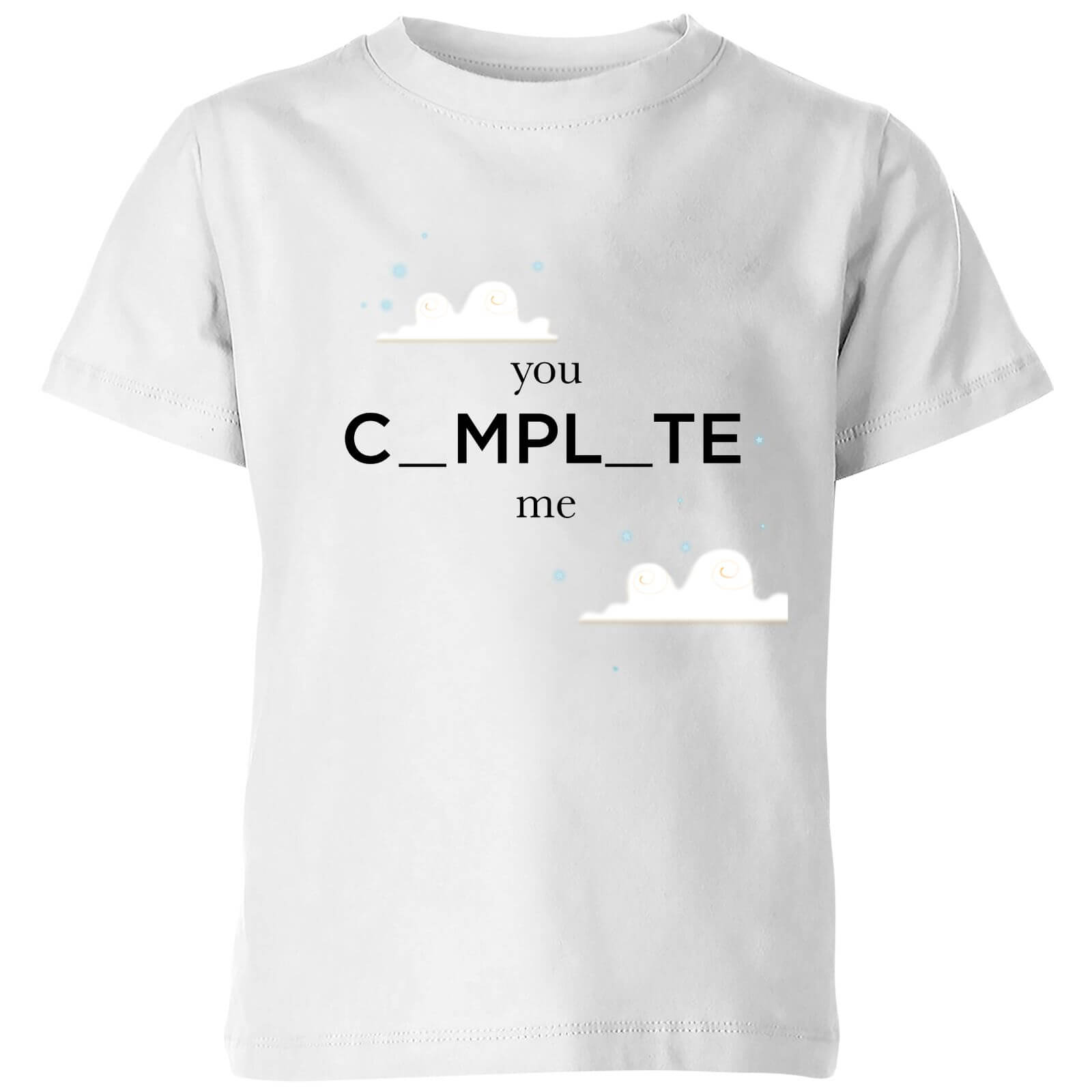 You Complete Me Kids' T-Shirt - White - 3-4 Years - White