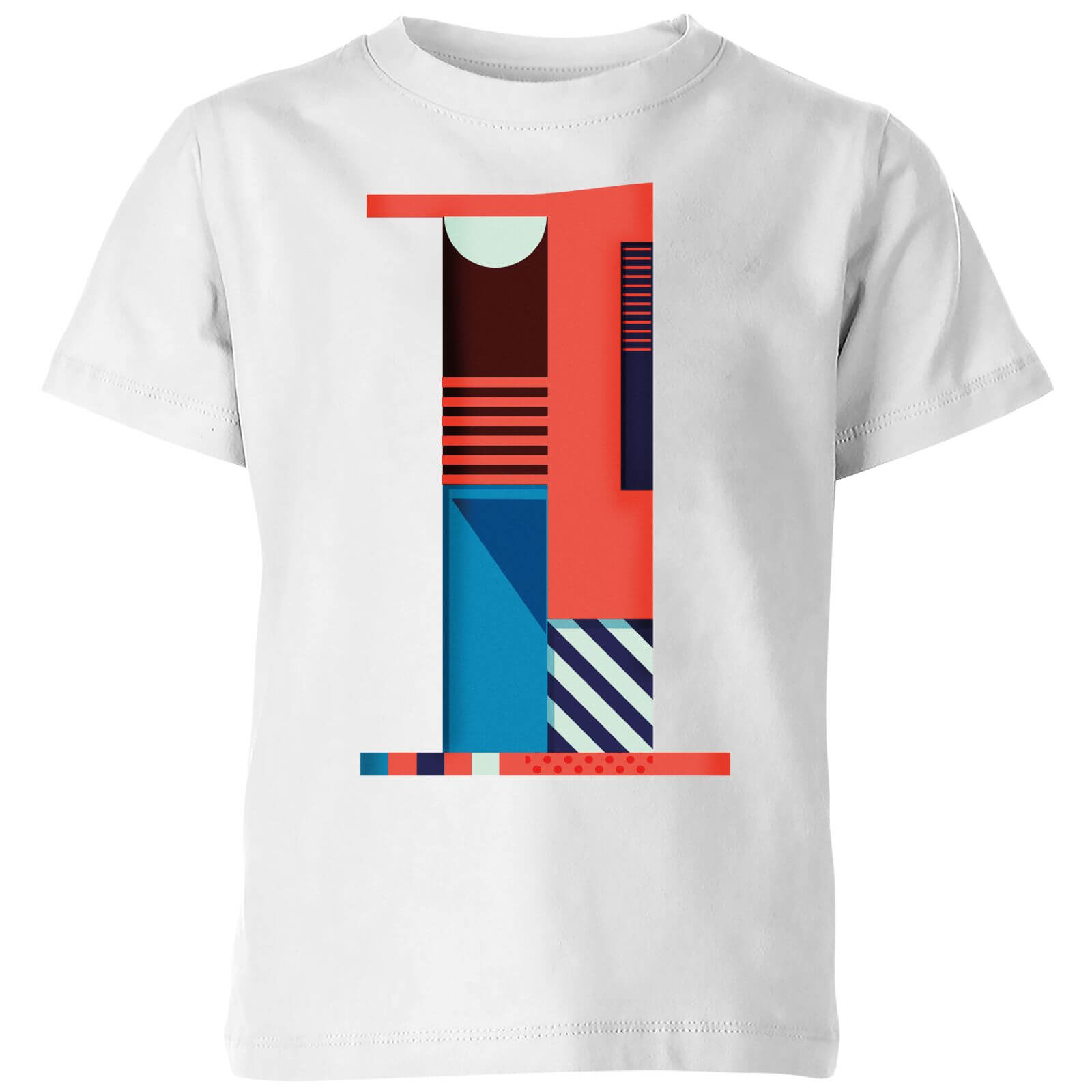 1 Kids' T-Shirt - White - 3-4 Years - White