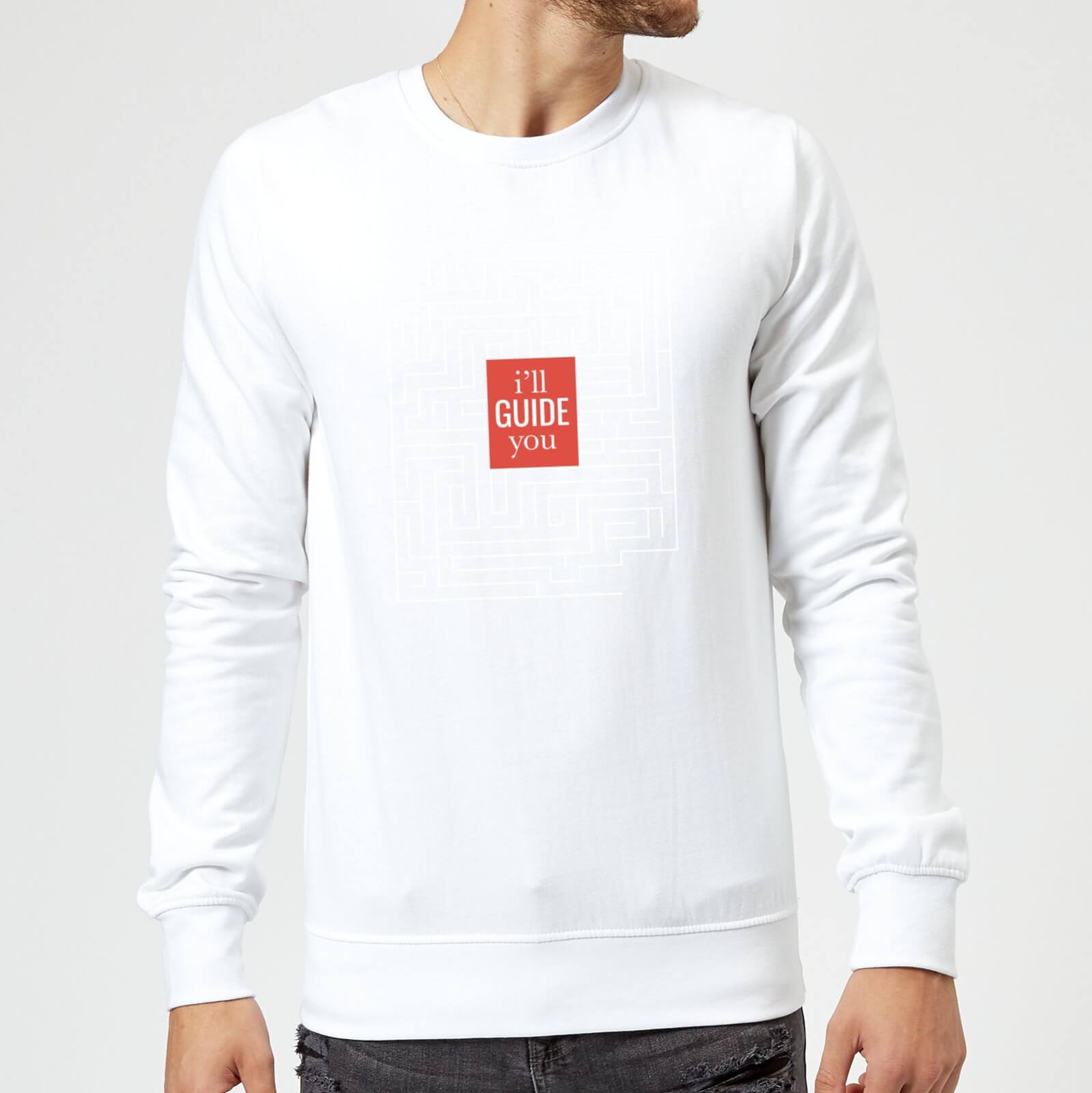 I'll Guide You Sweatshirt - White - S - White