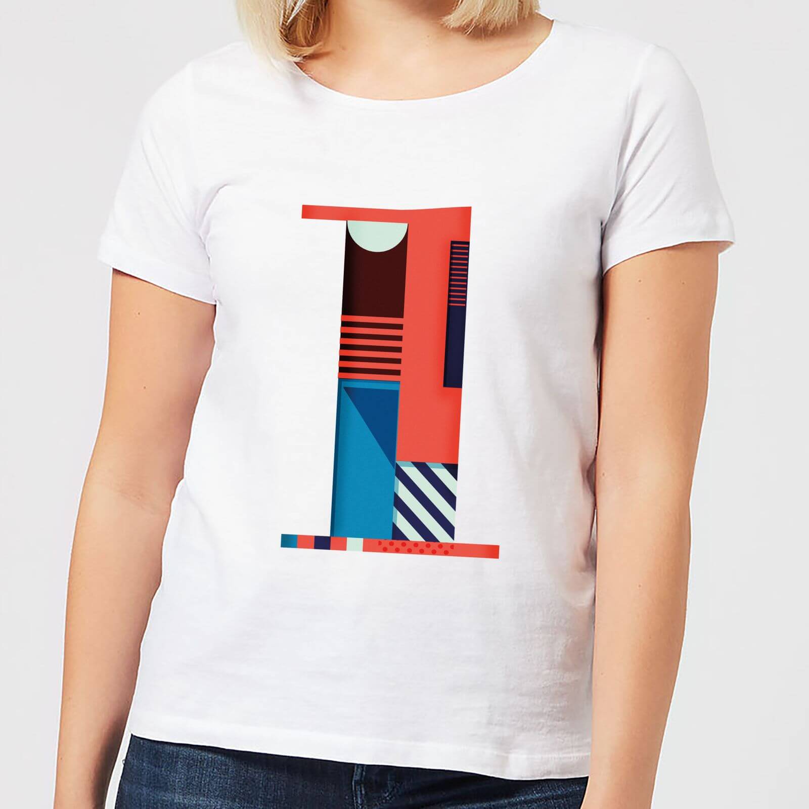 1 Women's T-Shirt - White - L - White