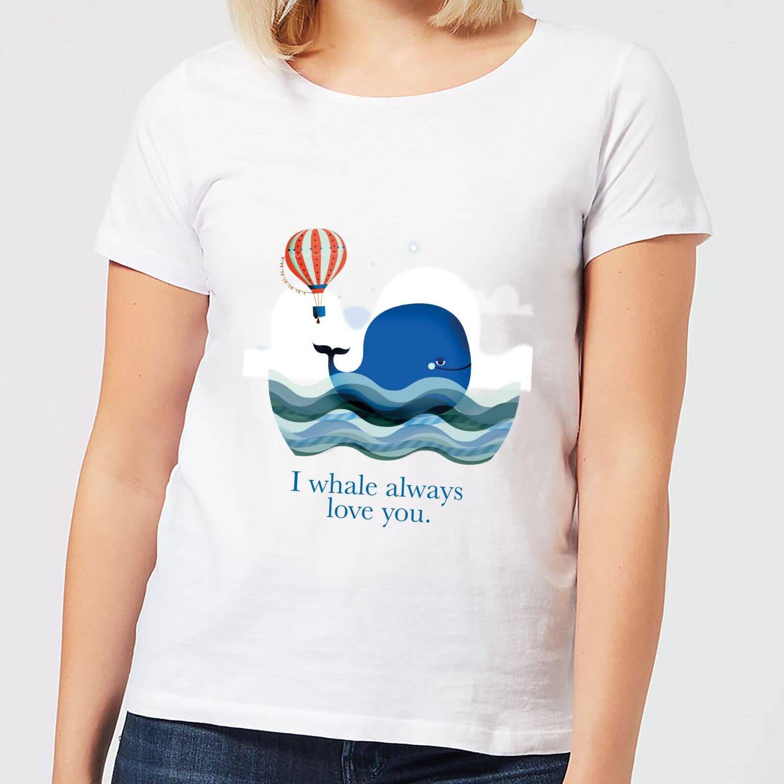 I Whale Always Love You Women's T-Shirt - White - S - White