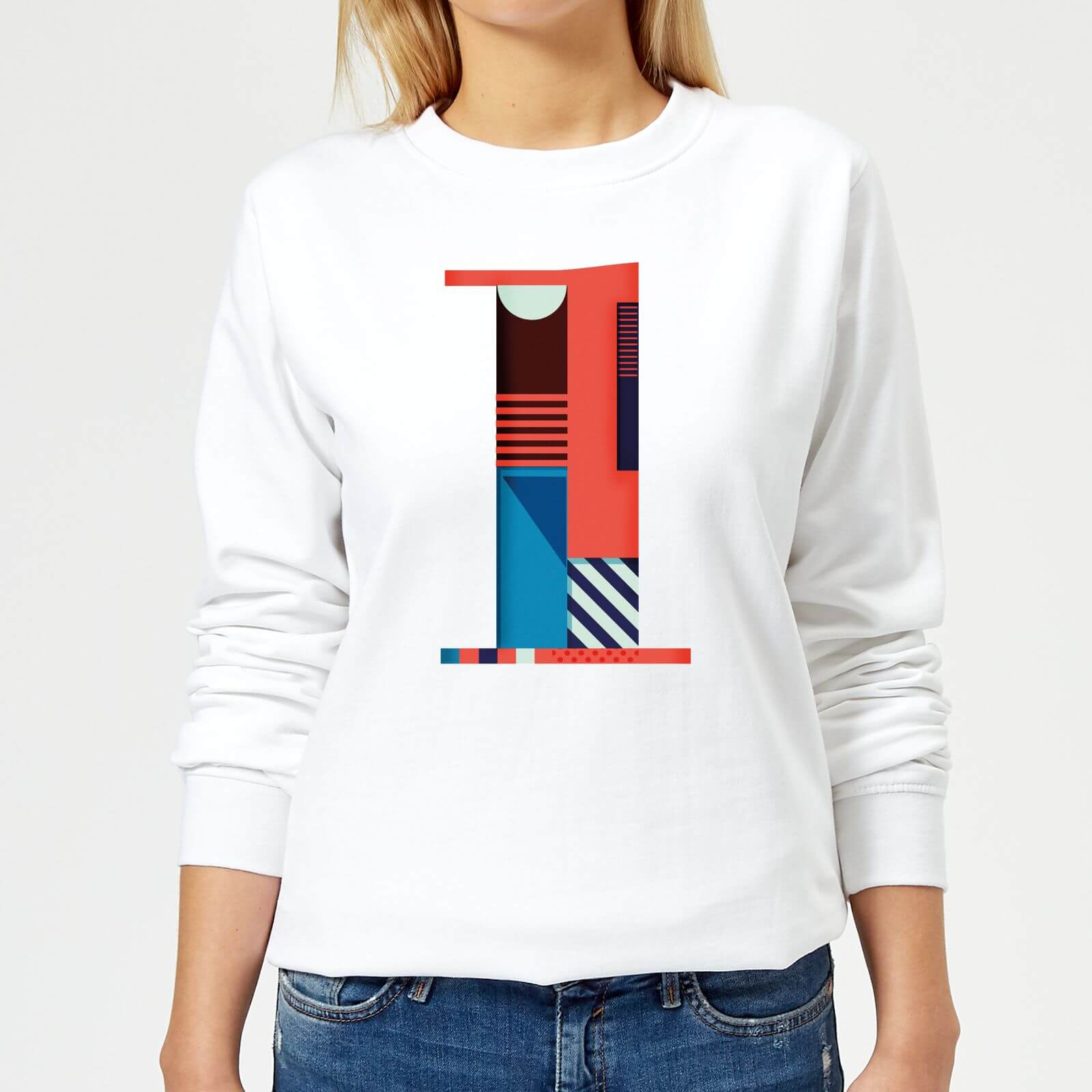 1 Women's Sweatshirt - White - XS - White