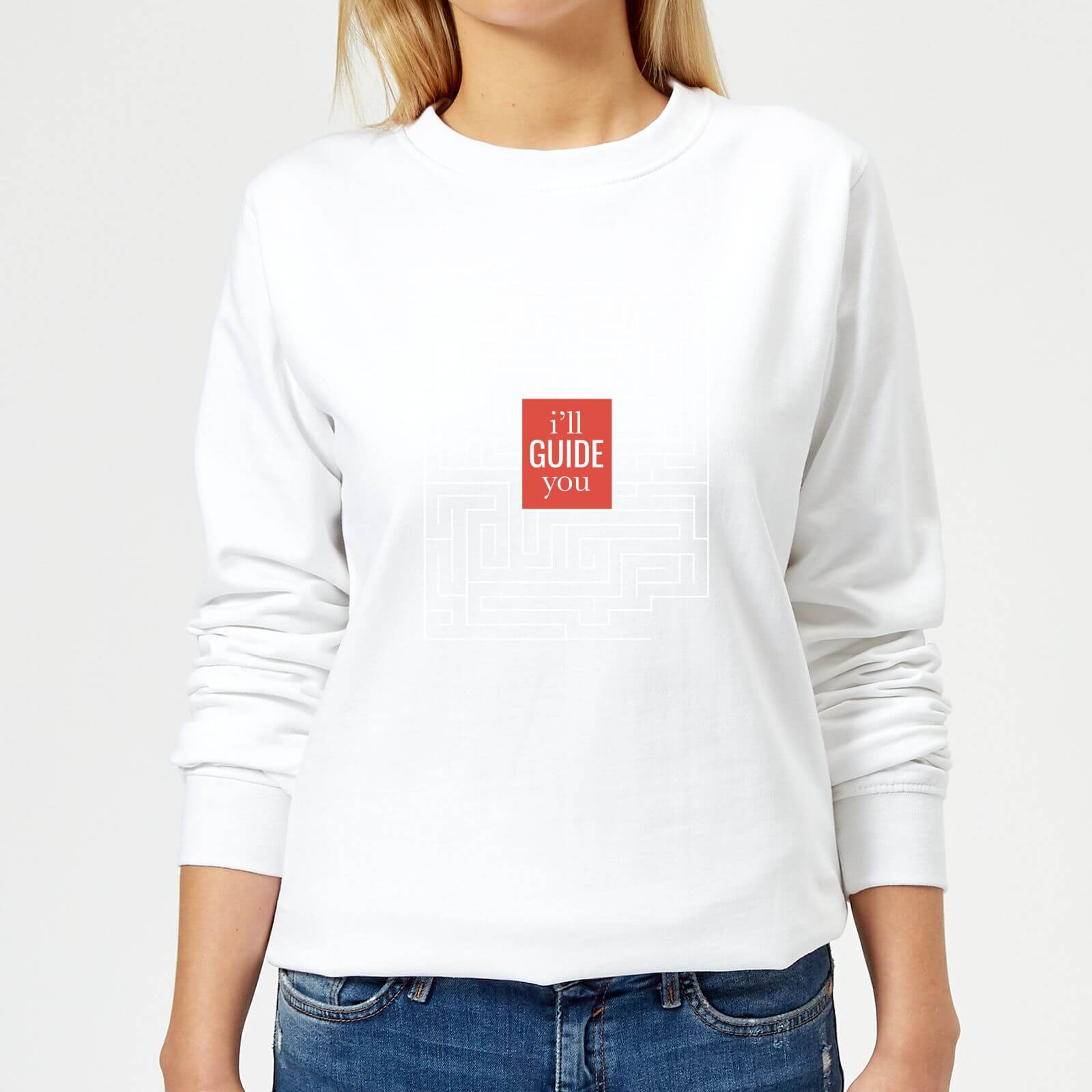 I'll Guide You Women's Sweatshirt - White - XS - White
