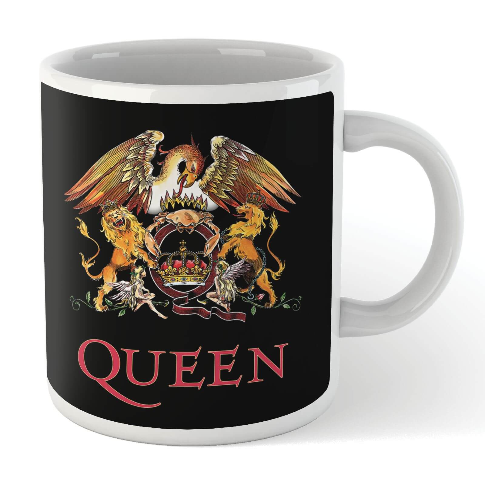 Queen Crest Mug - Black