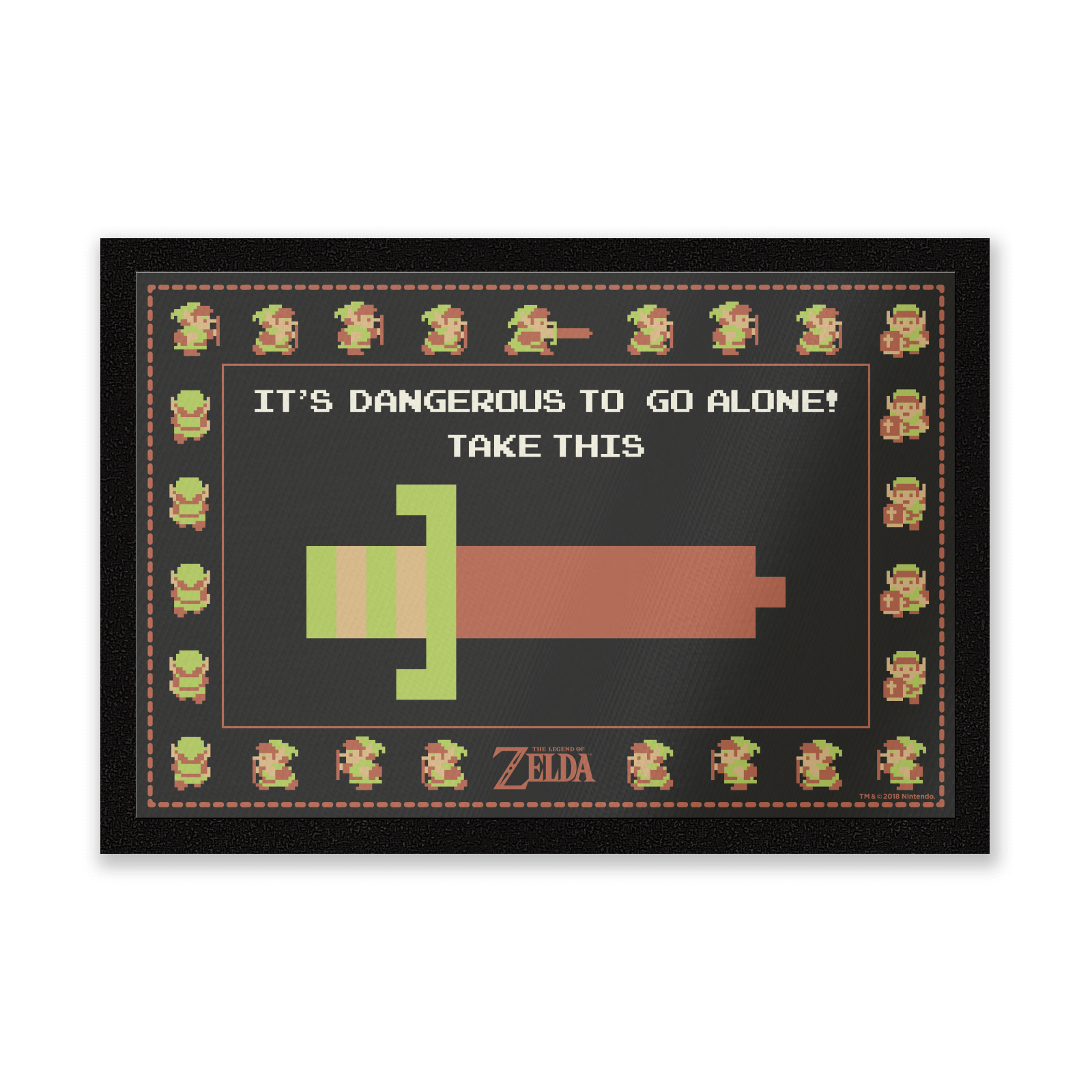 

Paillasson It's Dangerous To Go Alone Nintendo