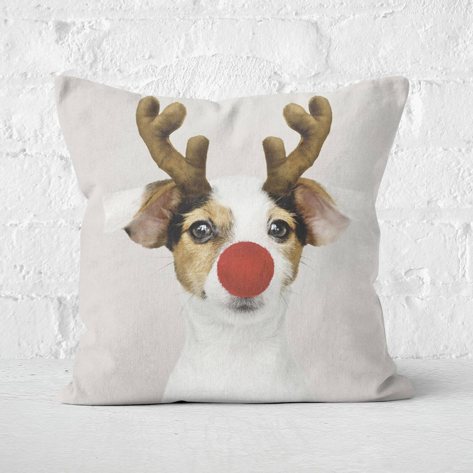 Christmas Doggo Square Cushion - 60x60cm - Soft Touch
