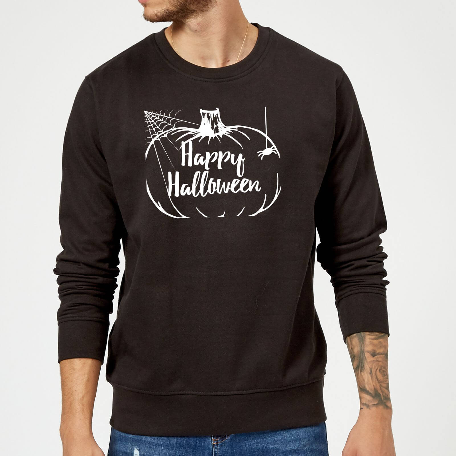 

Happy Halloween Pumpkin Sweatshirt - Black - 5XL - Noir