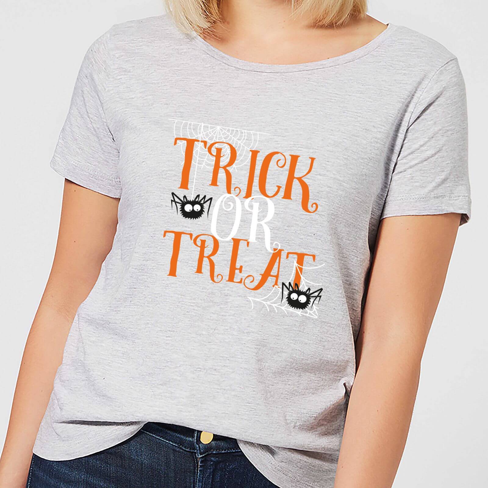 Trick Or Treat Women's T-Shirt - Grey - S - Grey