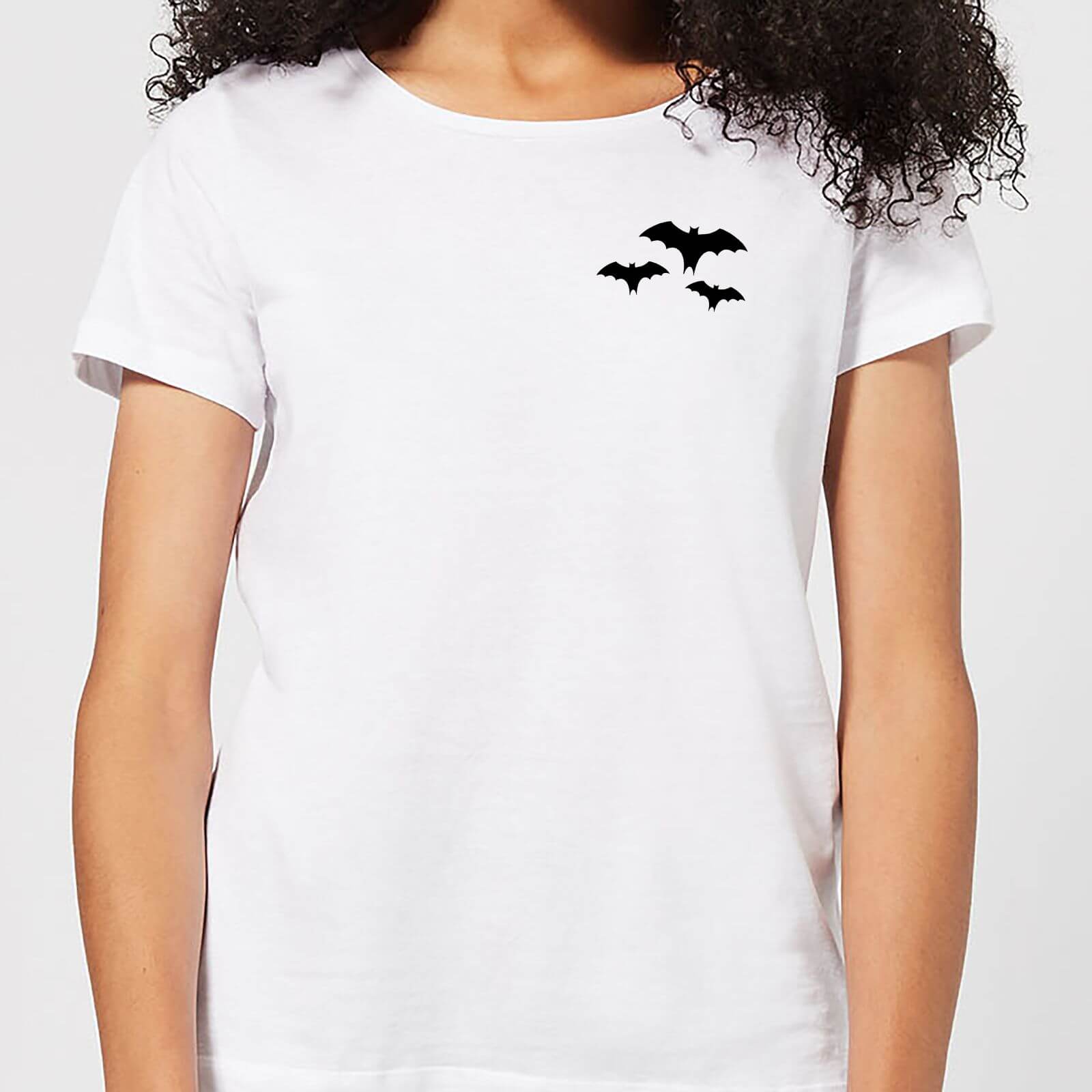 Halloween Three Bats Women's T-Shirt - White - S - White