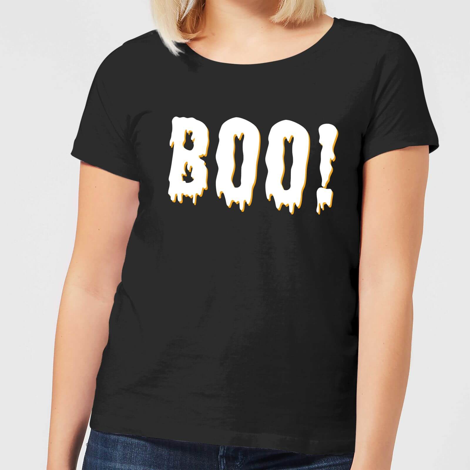 Halloween Boo! Women's T-Shirt - Black - S - Black