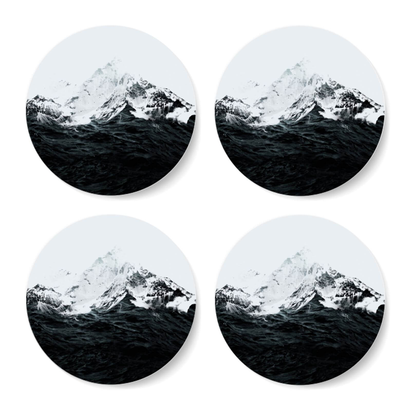 Those Waves Were Like Mountains Coasters Coaster Set