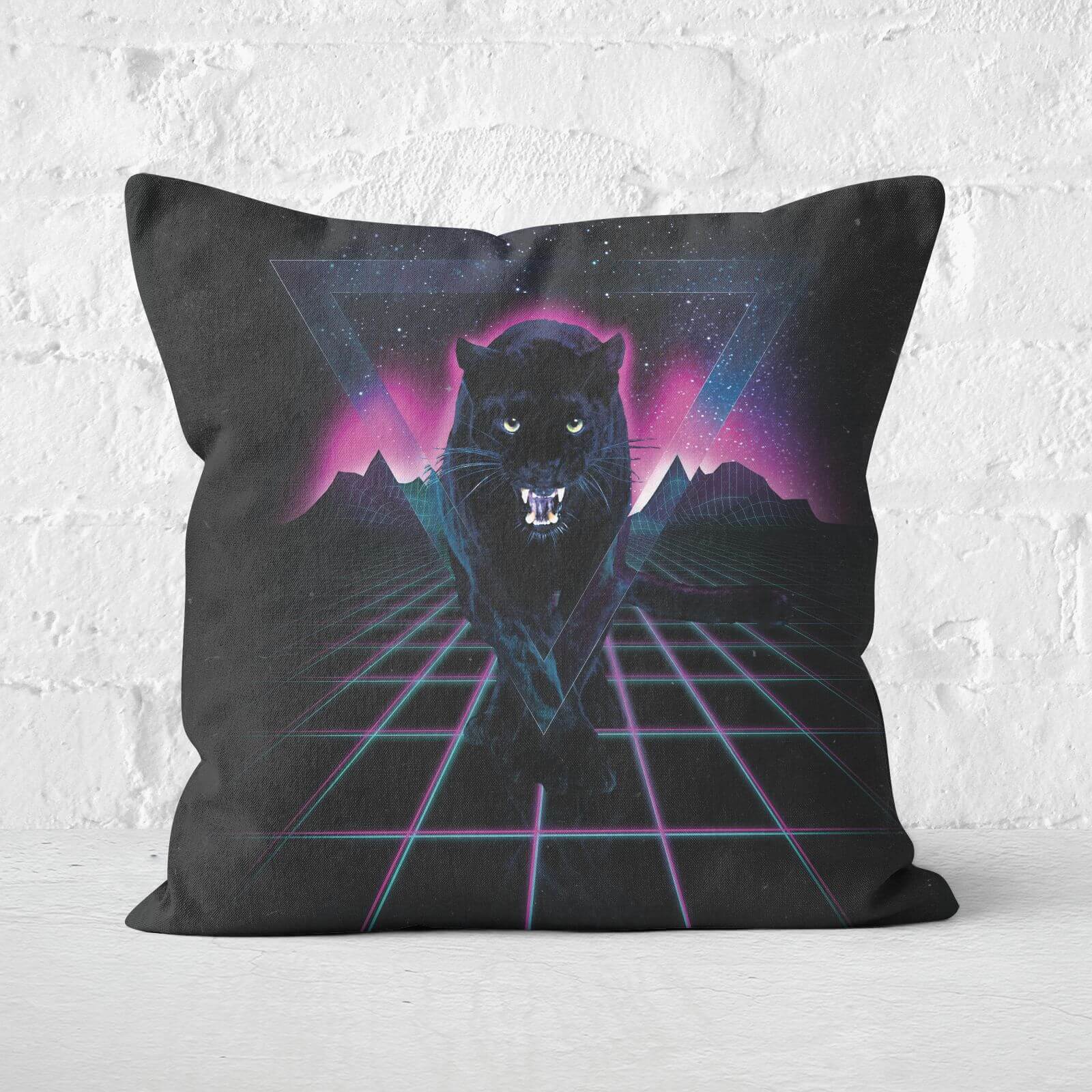 Jaguar Cushion Square Cushion - 60x60cm - Soft Touch