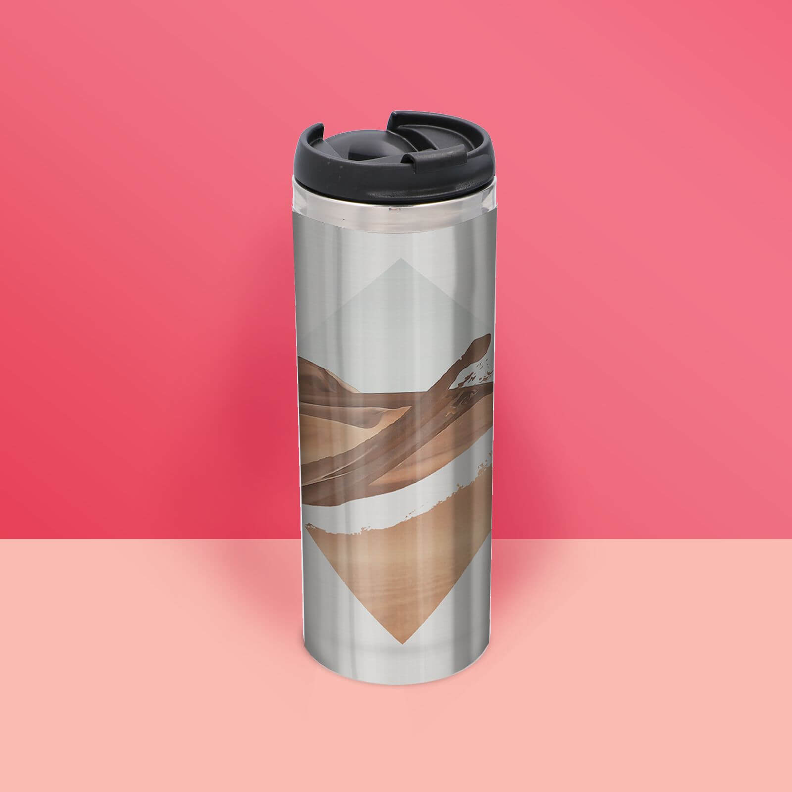 Strange Waves Thermo Insulated Travel Mug