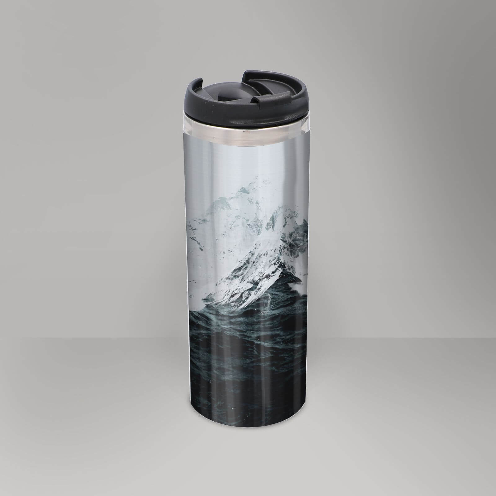 Those Waves Were Like Mountains Thermo Insulated Travel Mug