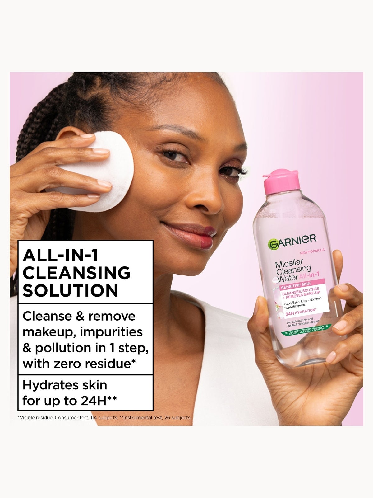 Garnier Micellar Water Sensitive Skin and Hydrating Face Sheet Mask for Dehydrated Skin Kit Exclusive (Worth £8.98) 2