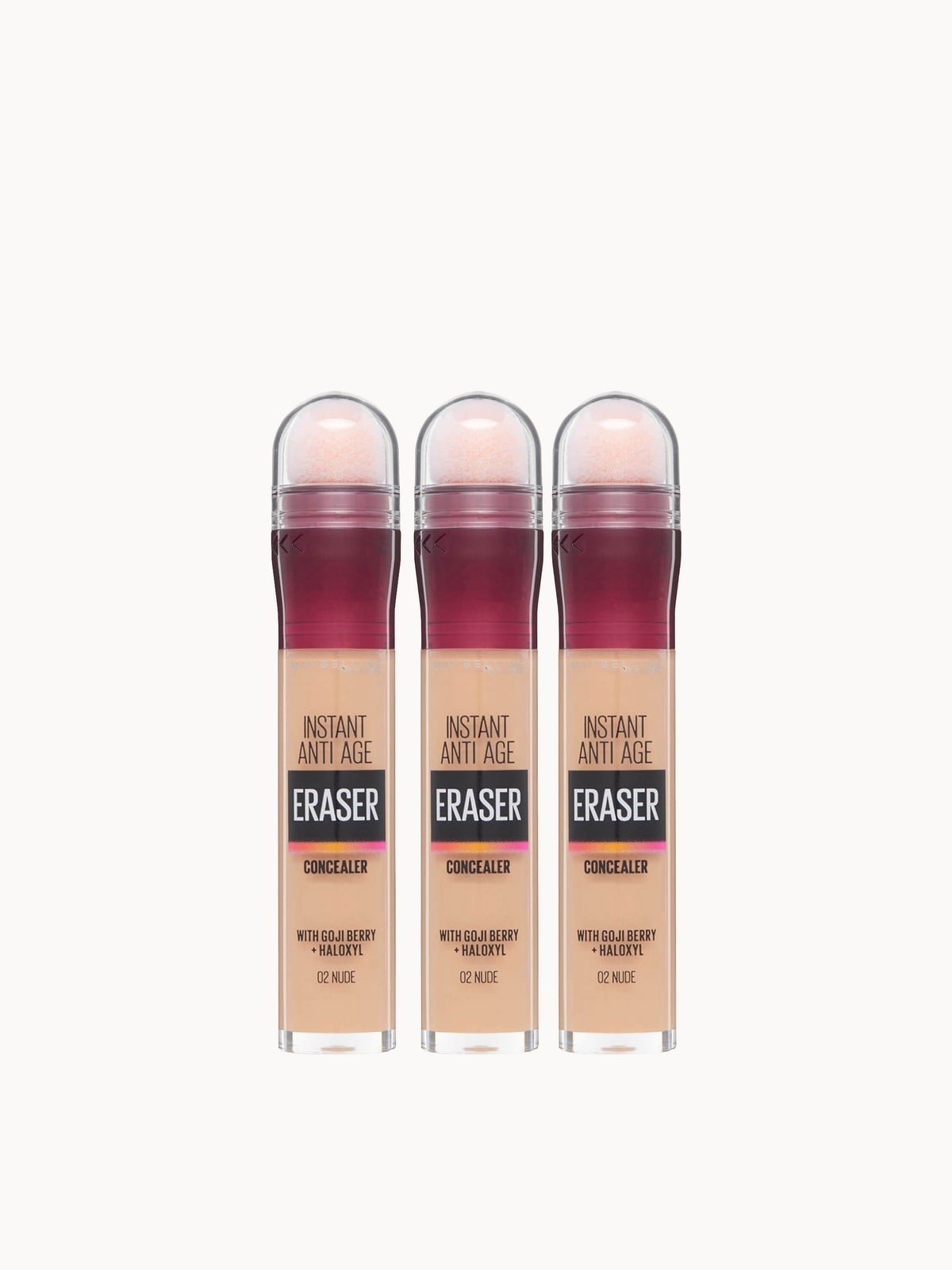 Maybelline Instant Anti-Age Eraser Eye Concealer 3 Pack Exclusive (Worth £26.97)