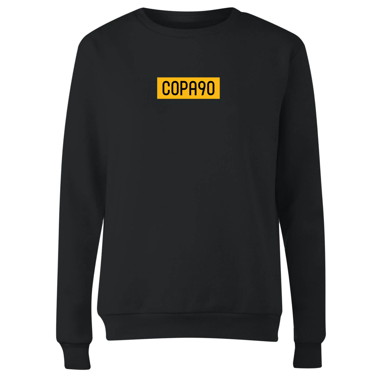 COPA90 Everyday - Black/Orange/Black Women's Sweatshirt - Black - 5XL - Negro