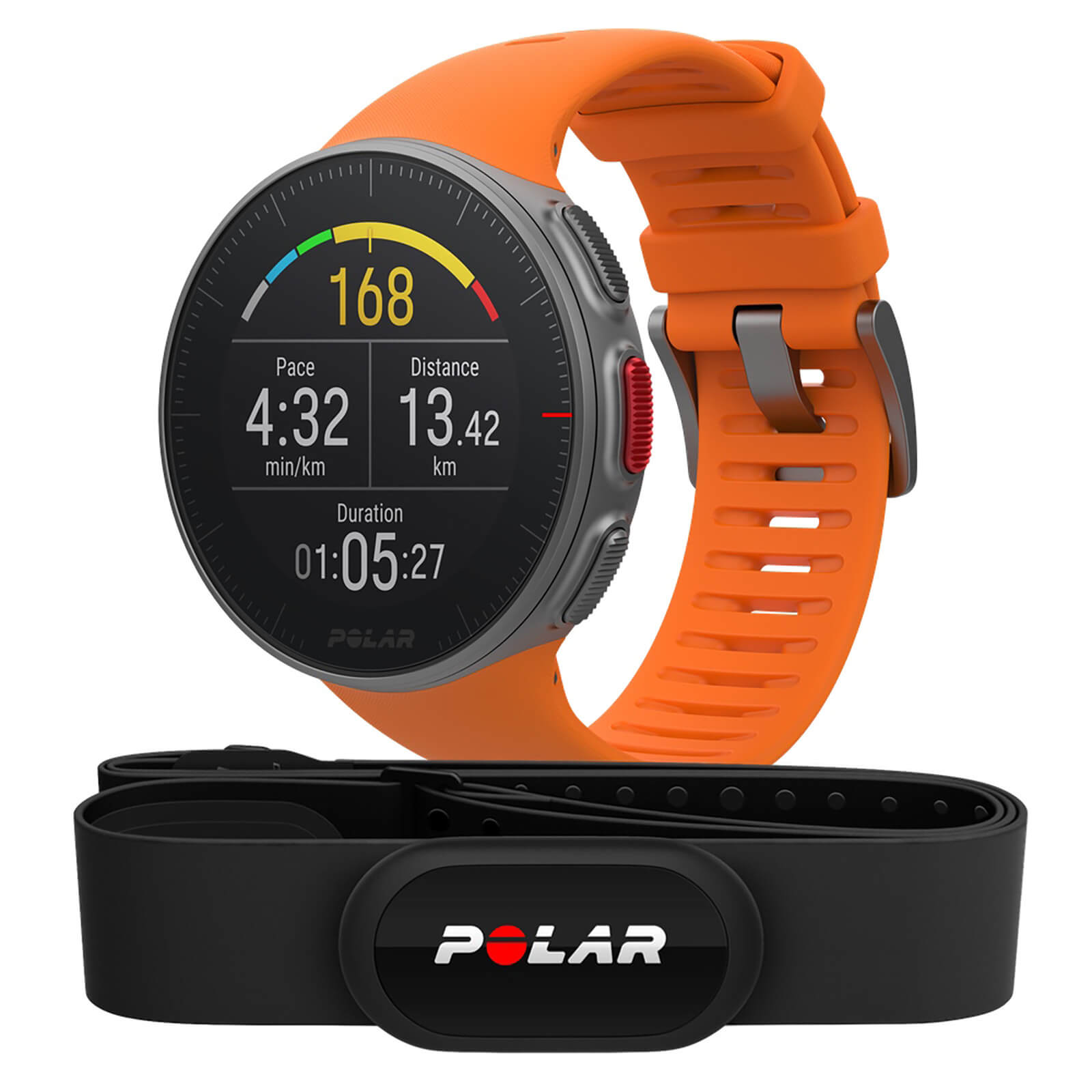 polar h10 with garmin watch