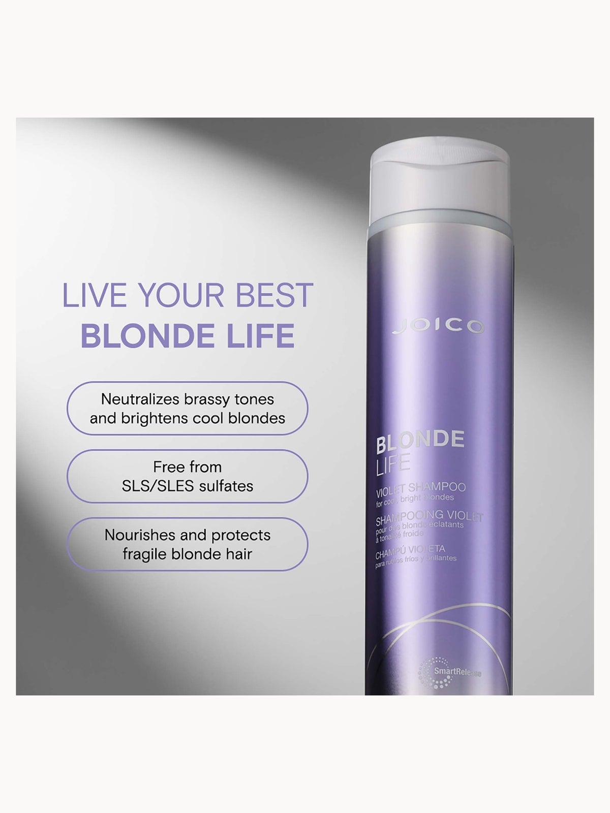 Joico Blonde Life Violet Shampoo 300ml 2