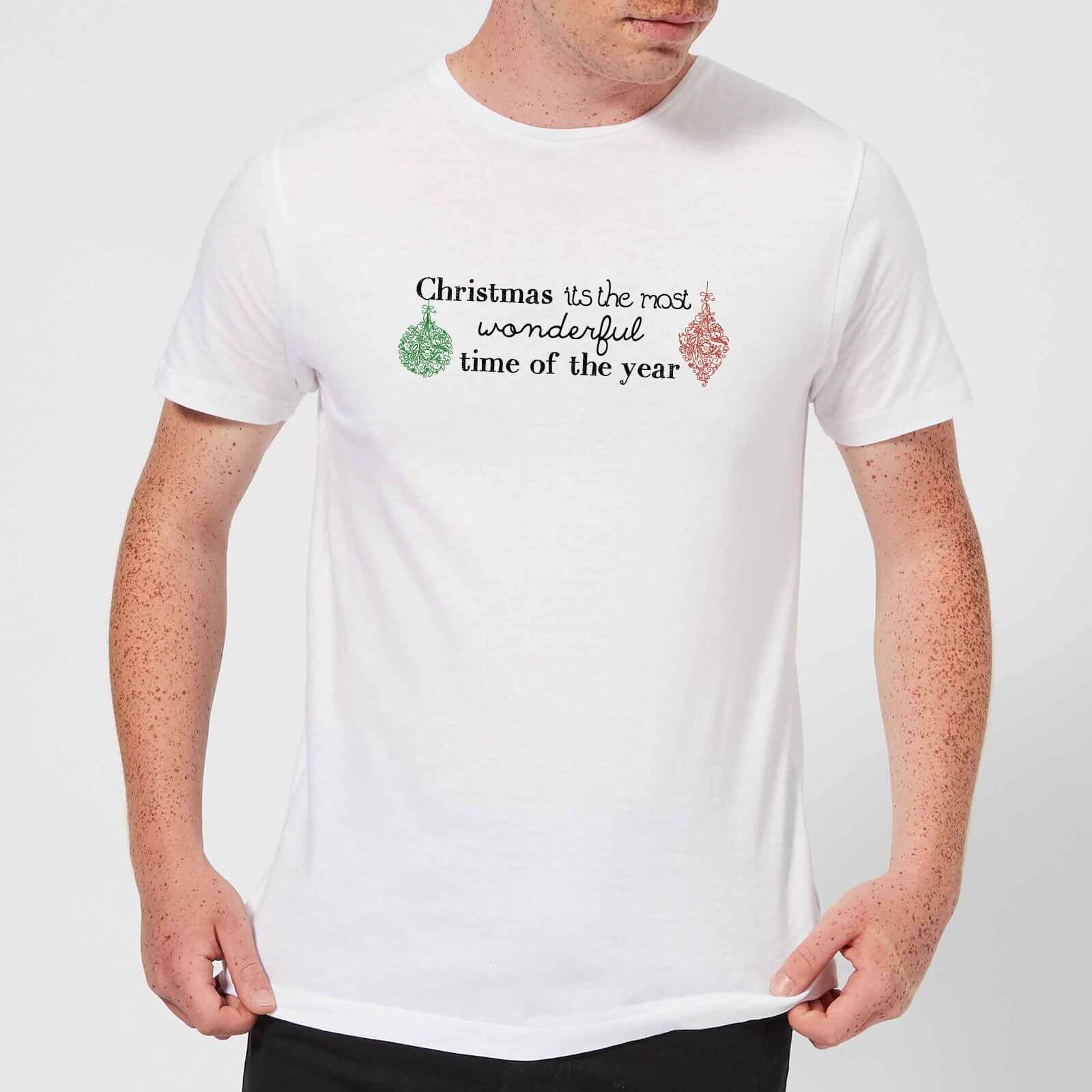 Wonderful Christmas year Men's T-Shirt - White - M