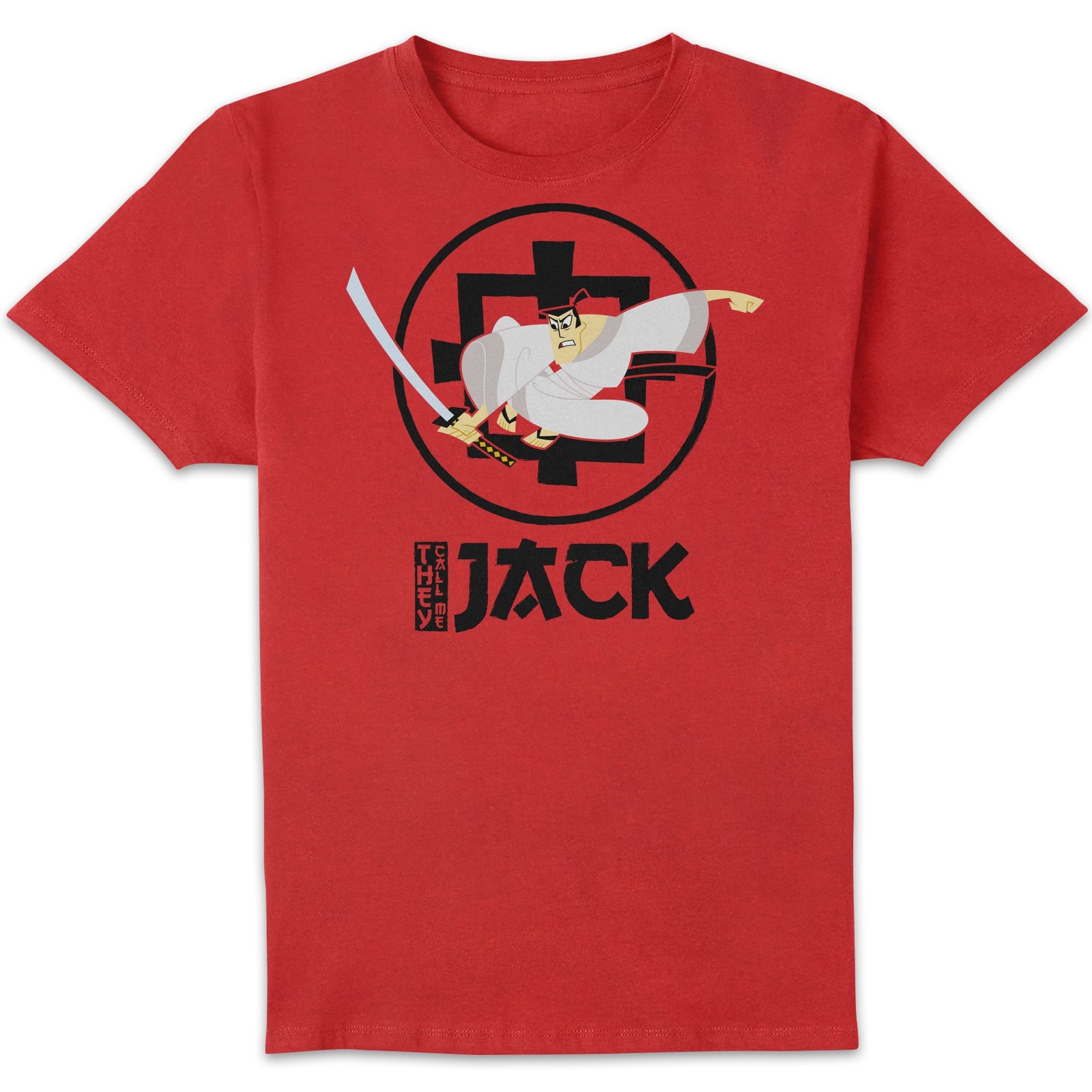Samurai Jack They Call Me Jack Men's T-Shirt - Red - L