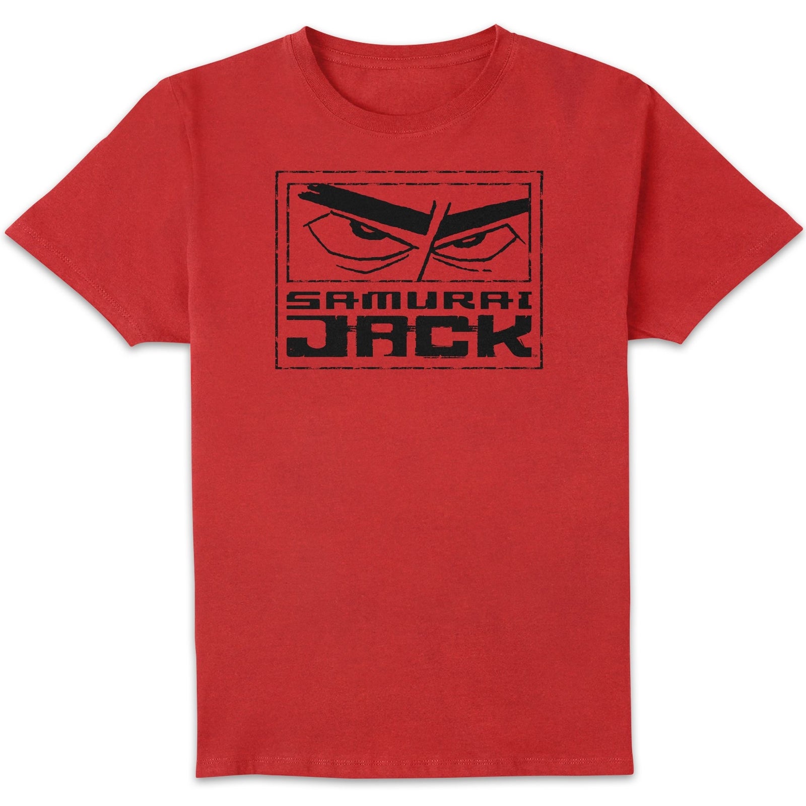 Samurai Jack Stylised Logo Men's T-Shirt - Red - L