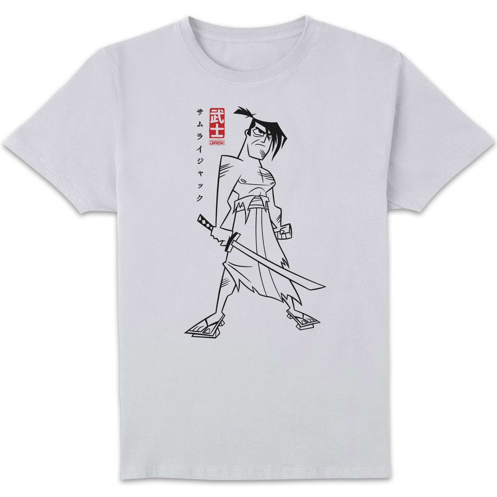 Samurai Jack Kanji Men's T-Shirt - White - L