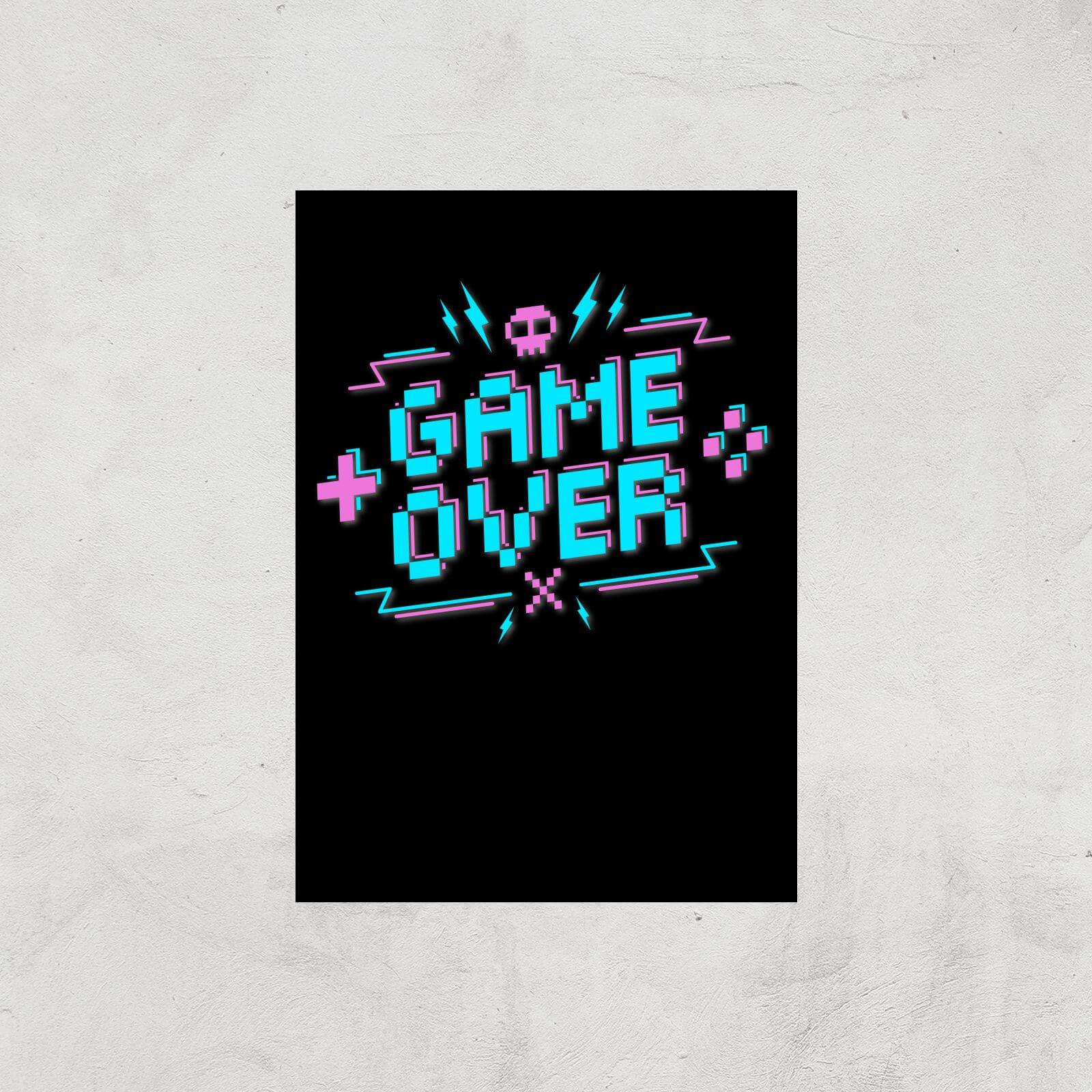 Game Over Gaming Art Print - A2 - Print Only