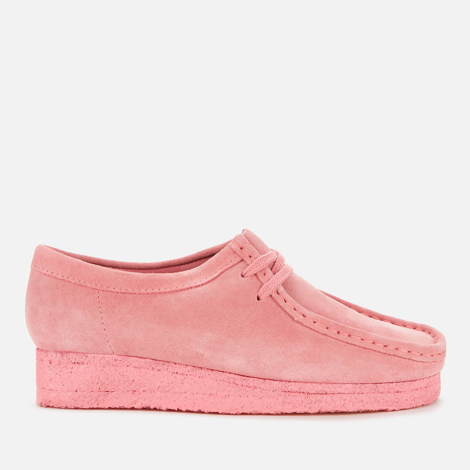pink wallabee shoes