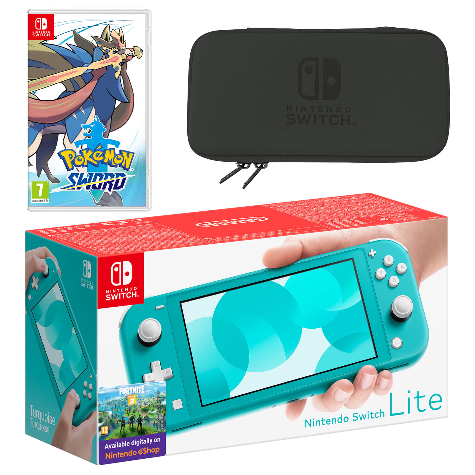 Nintendo Switch Lite Turquoise Pokemon Sword Pack Nintendo Official Uk Store