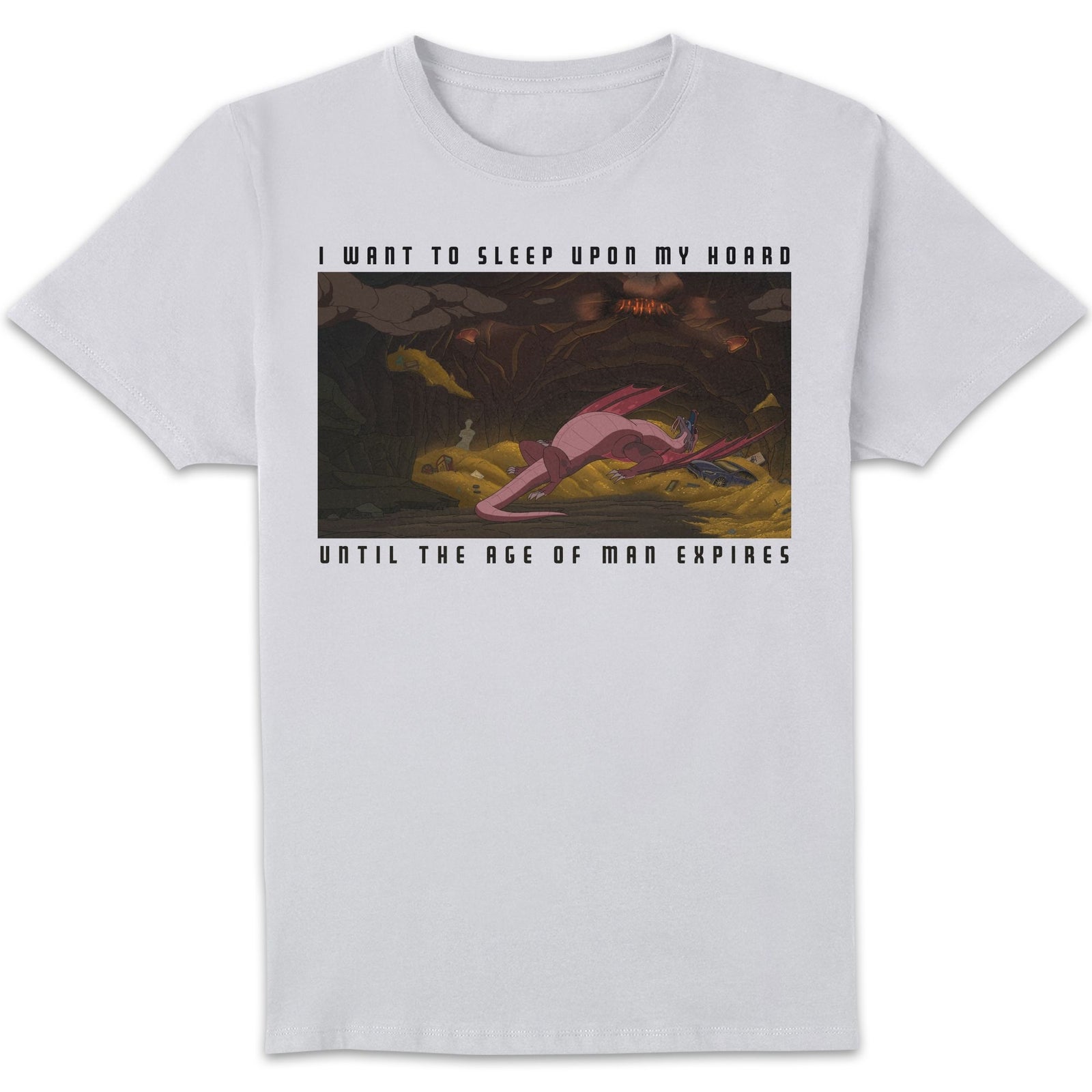 Rick and Morty I Want To Sleep Upon My Hoard Men's T-Shirt - White - M