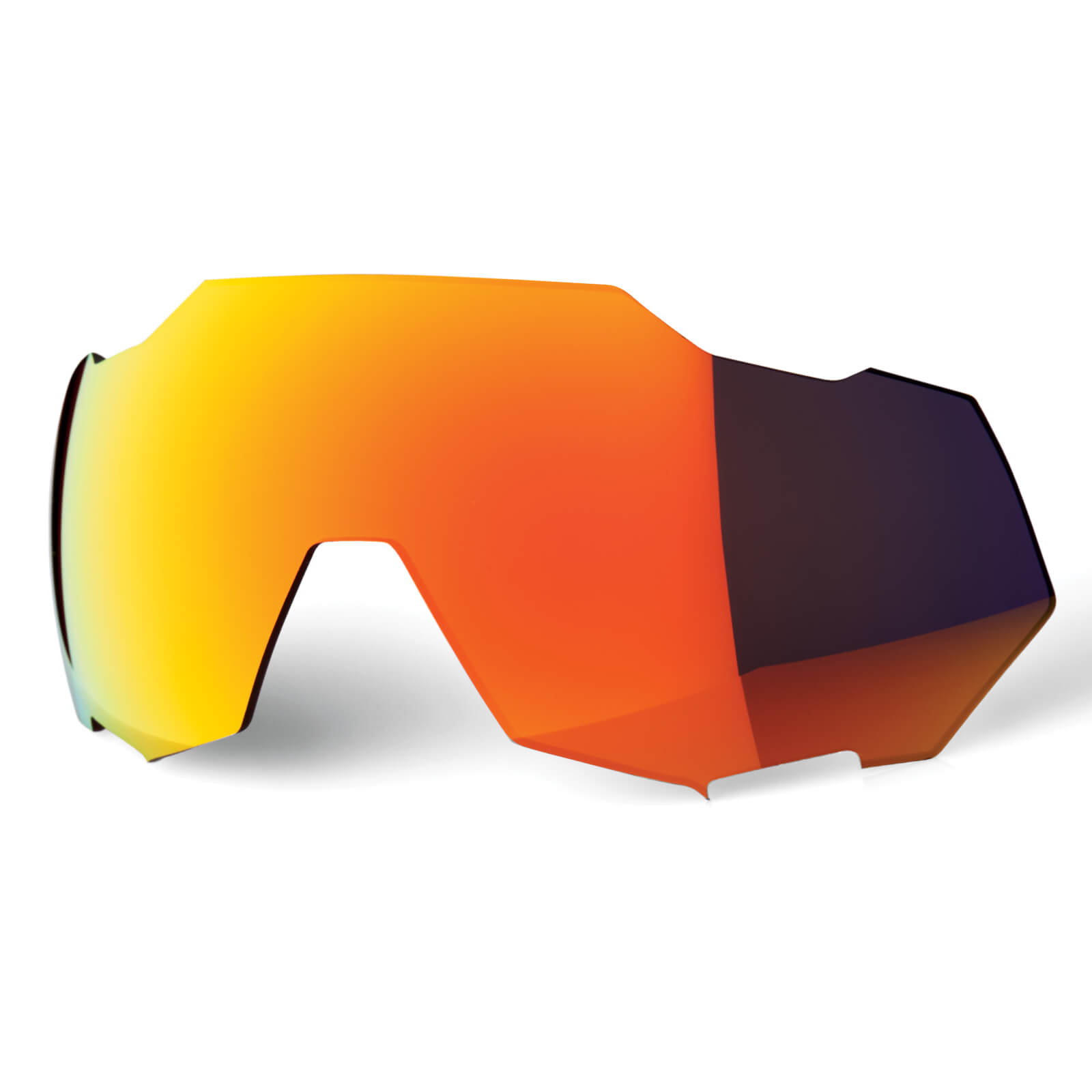 100% Speedtrap Replacement HiPER Mirror Lens - Rot