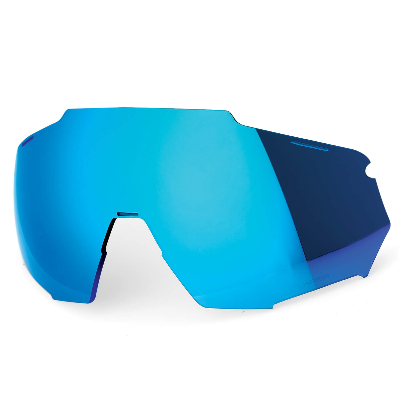 100% Racetrap Replacement HiPER Multiplayer Mirror Lens - Blau