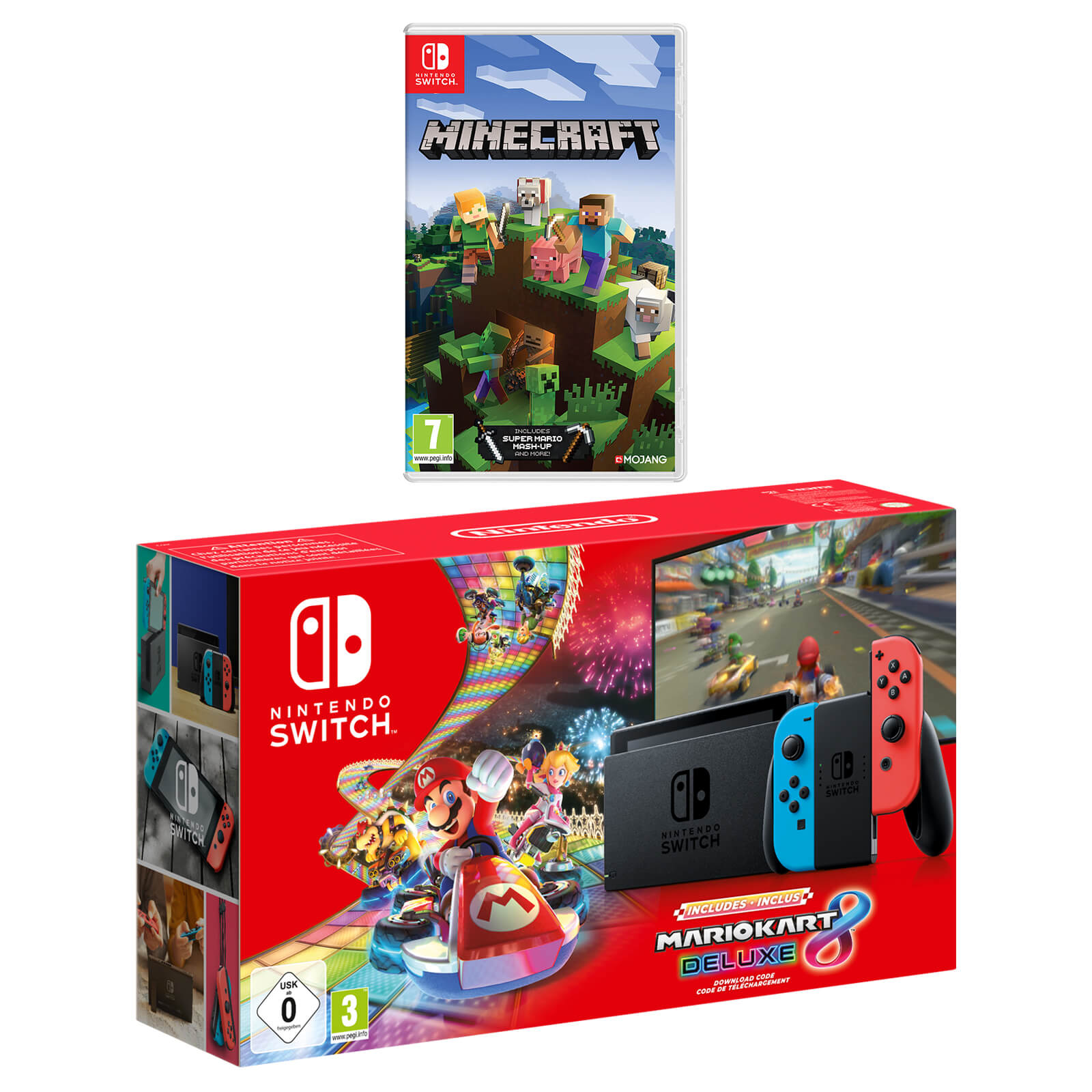 minecraft digital code nintendo switch