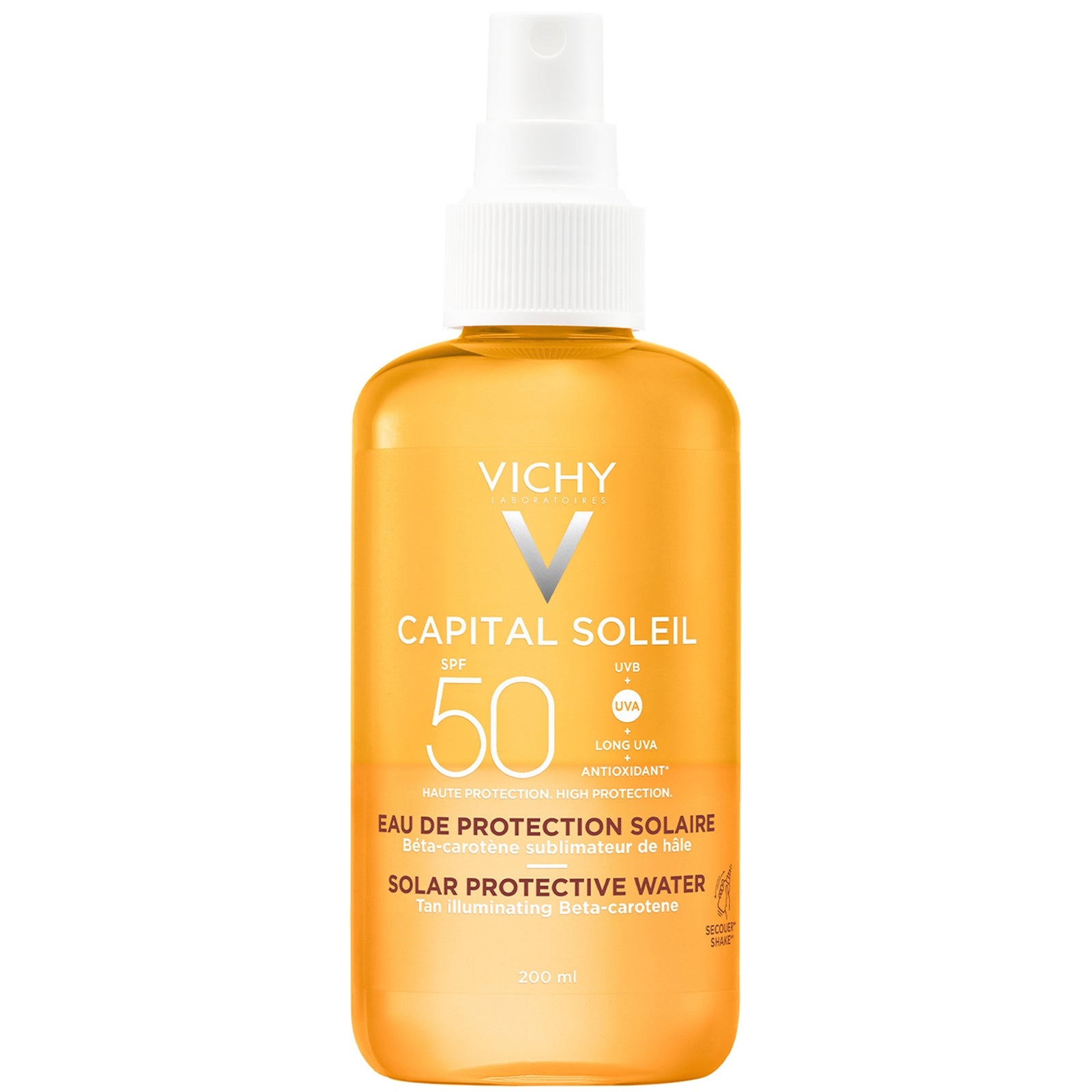 VICHY Capital Soleil Solar Protective Water Bruiningsversneller SPF50 200 ml