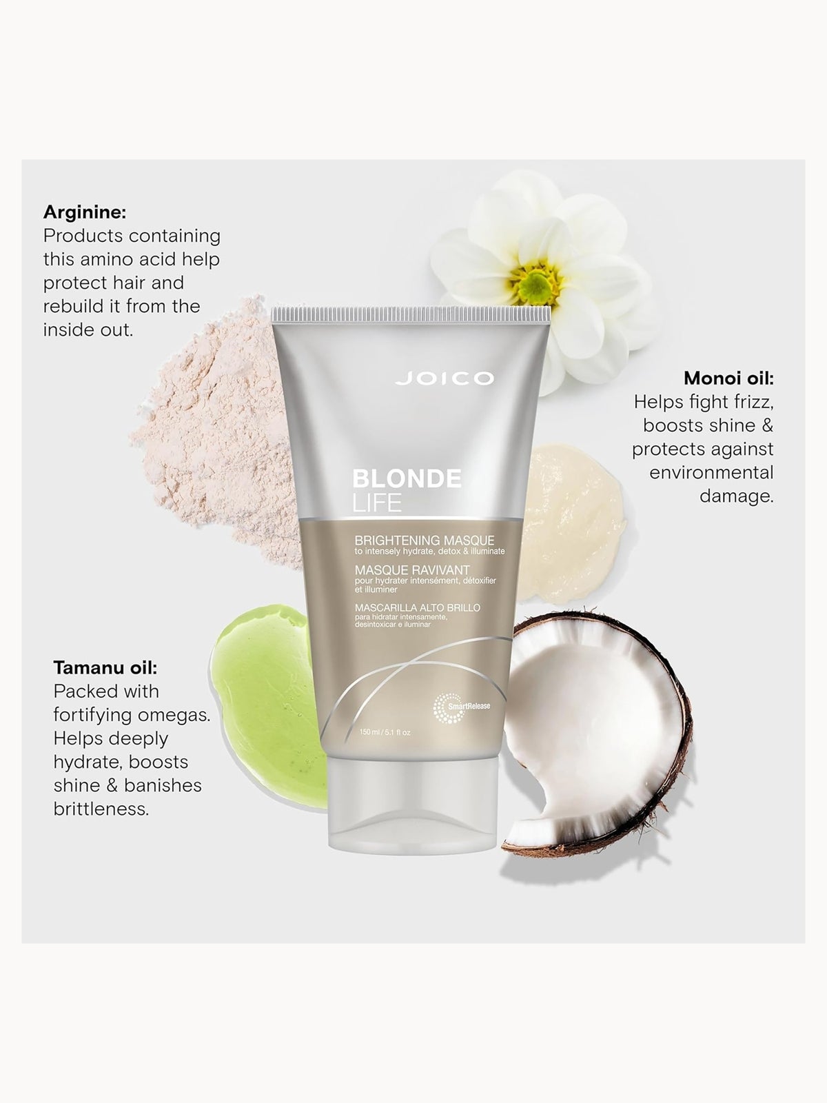 Joico Blonde Life Brightening Masque 150ml 4