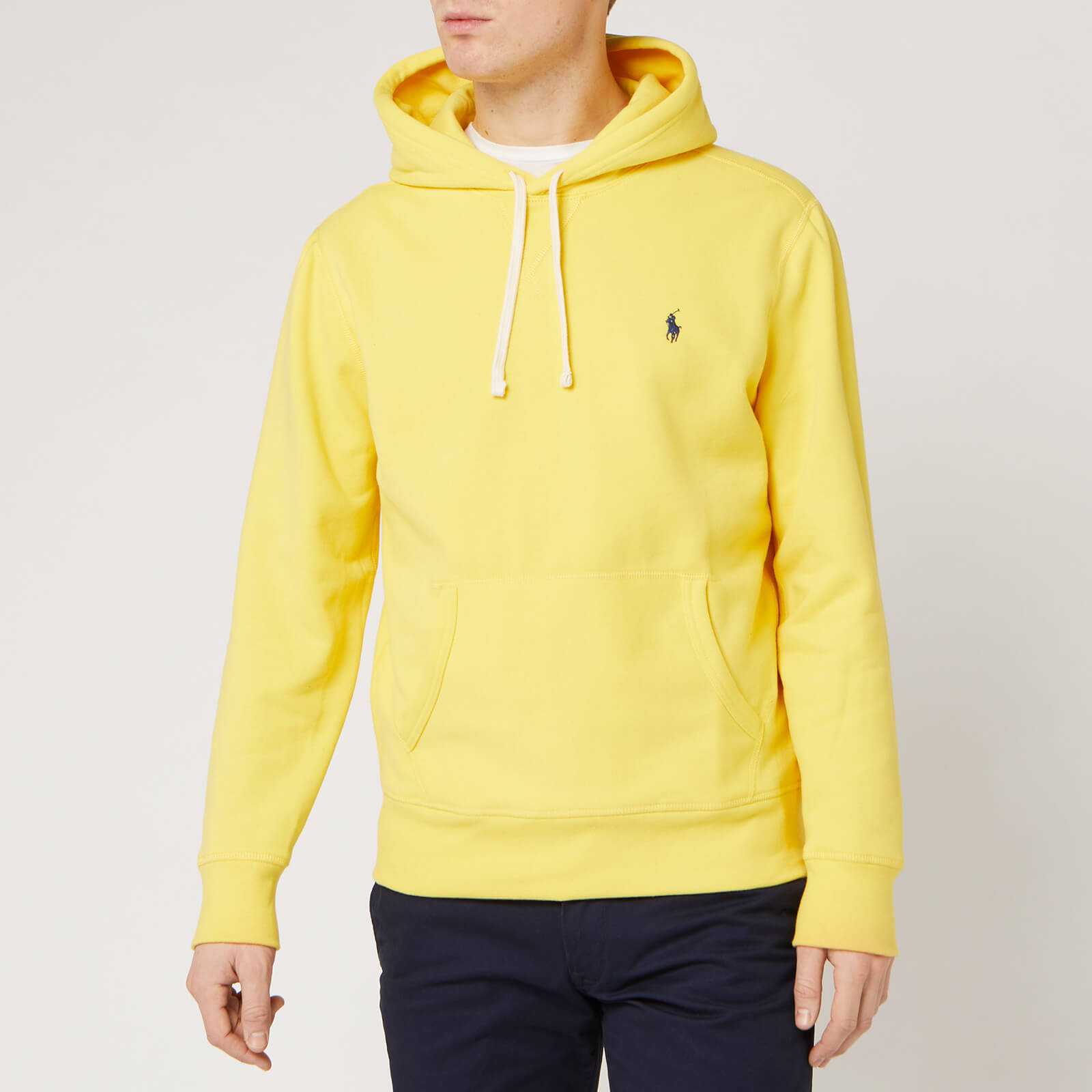 yellow polo hoodie