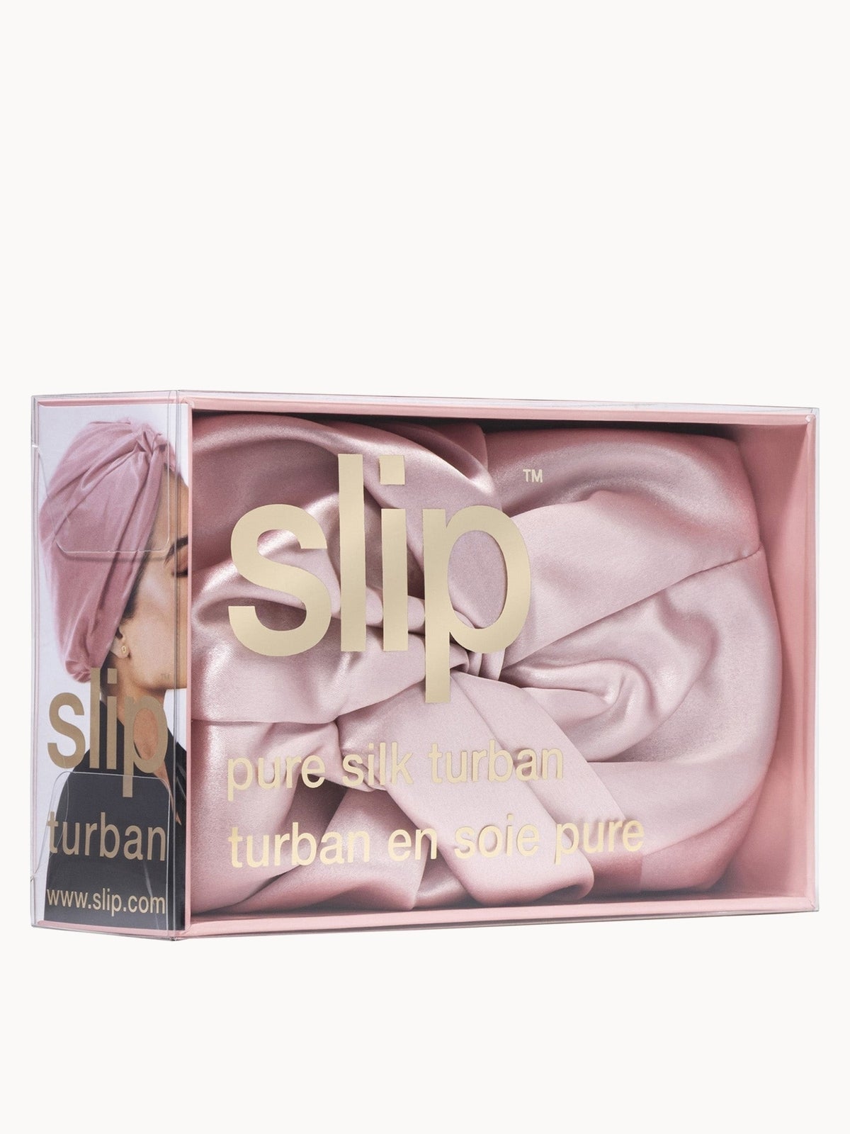 Slip Pure Silk Turban (Various Colours) - Pink 3