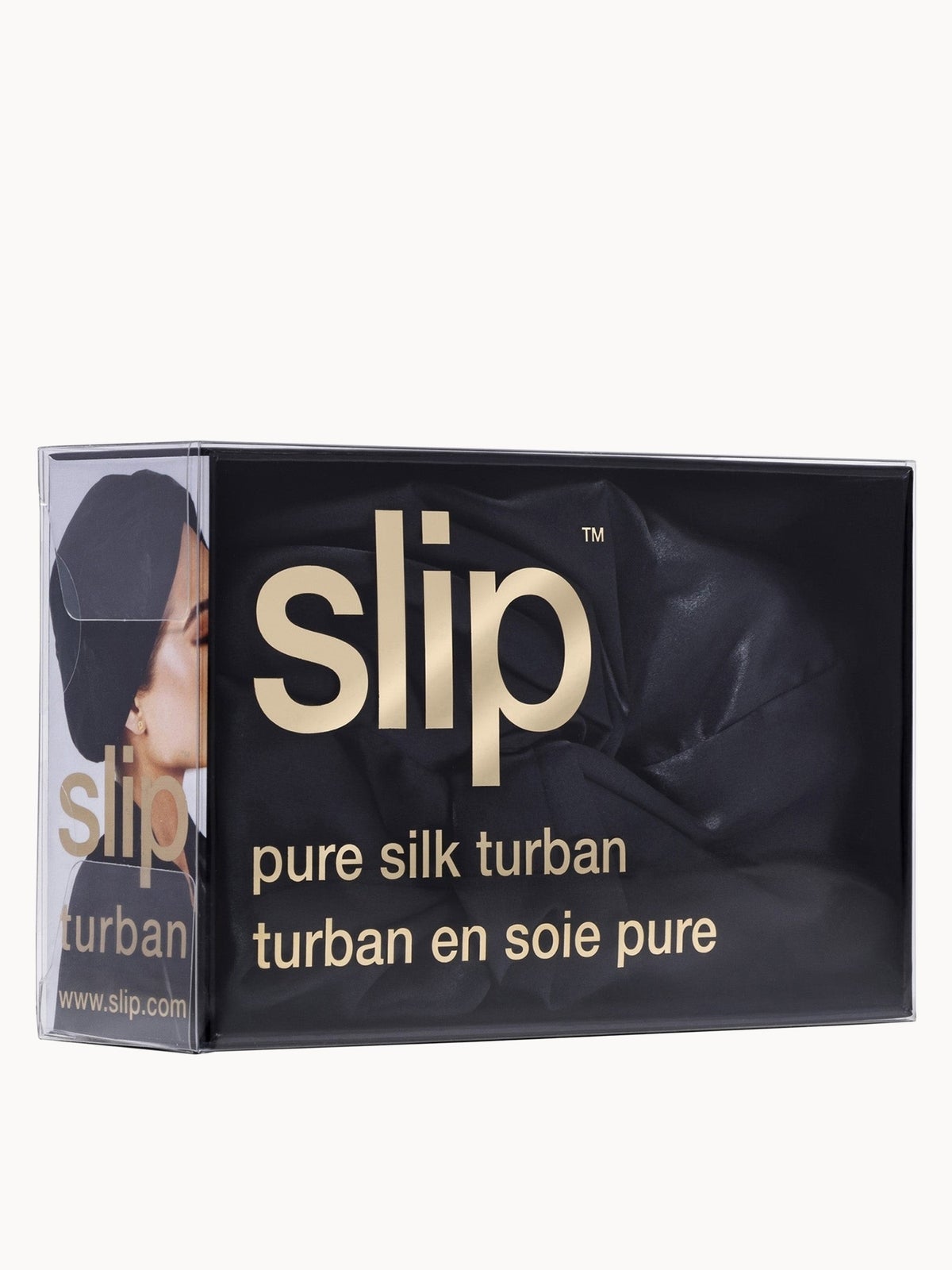 Slip Pure Silk Turban (Various Colours) - Black 3