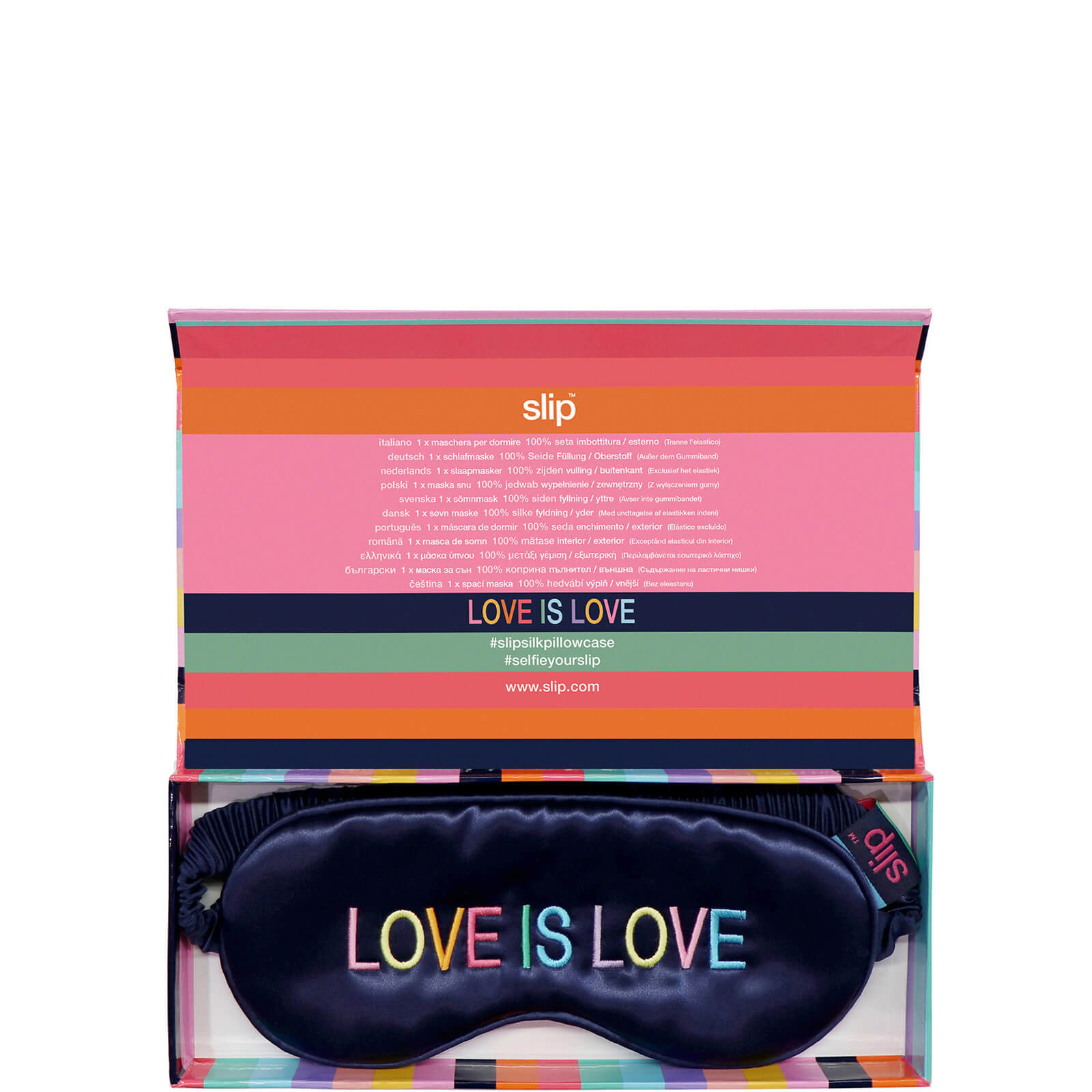 Slip Pure Silk Sleep Mask - Love is Love