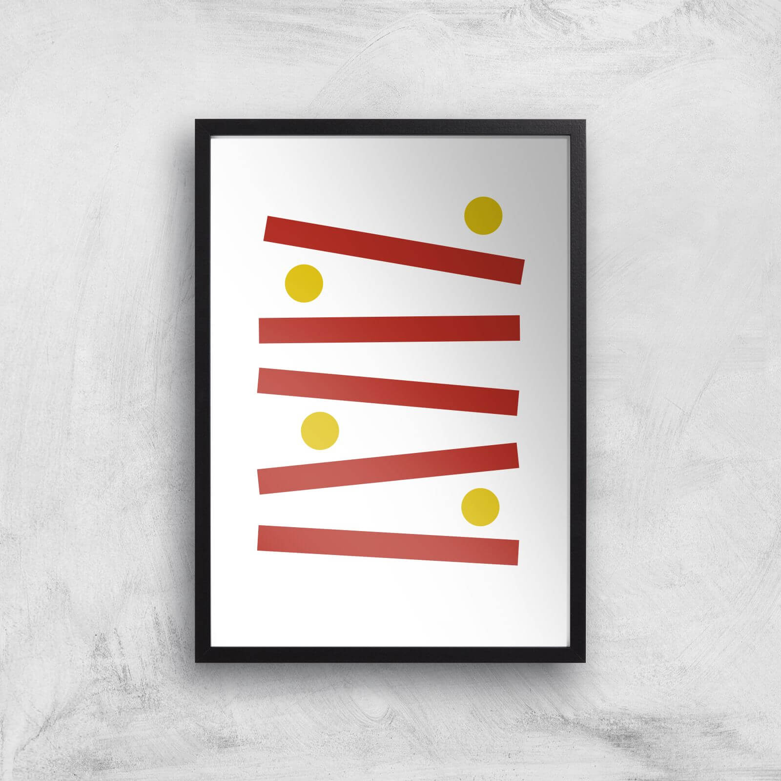 Levels Gaming Art Print - A3 - Black Frame